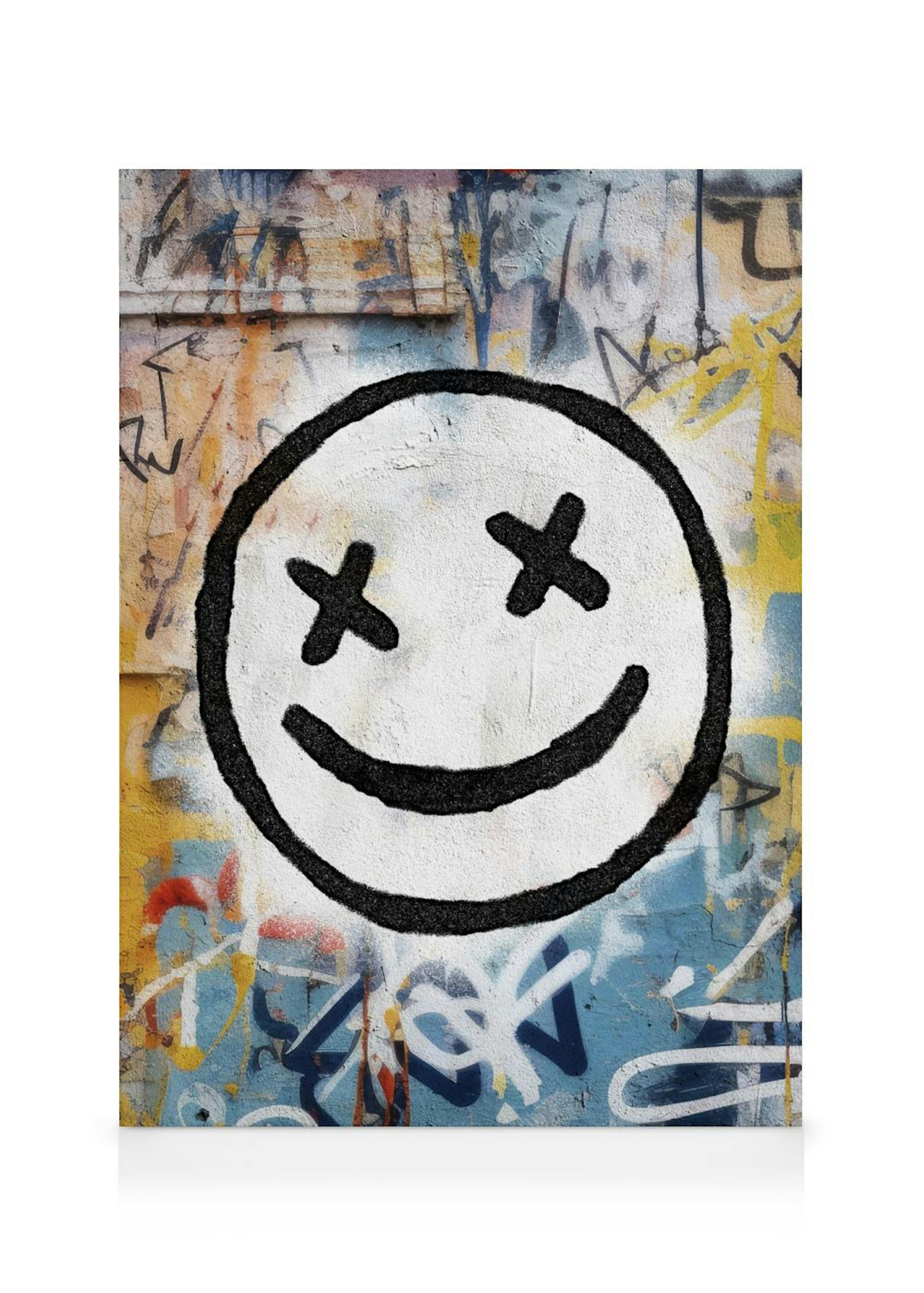 Grafitti Smiley Lienzo 0
