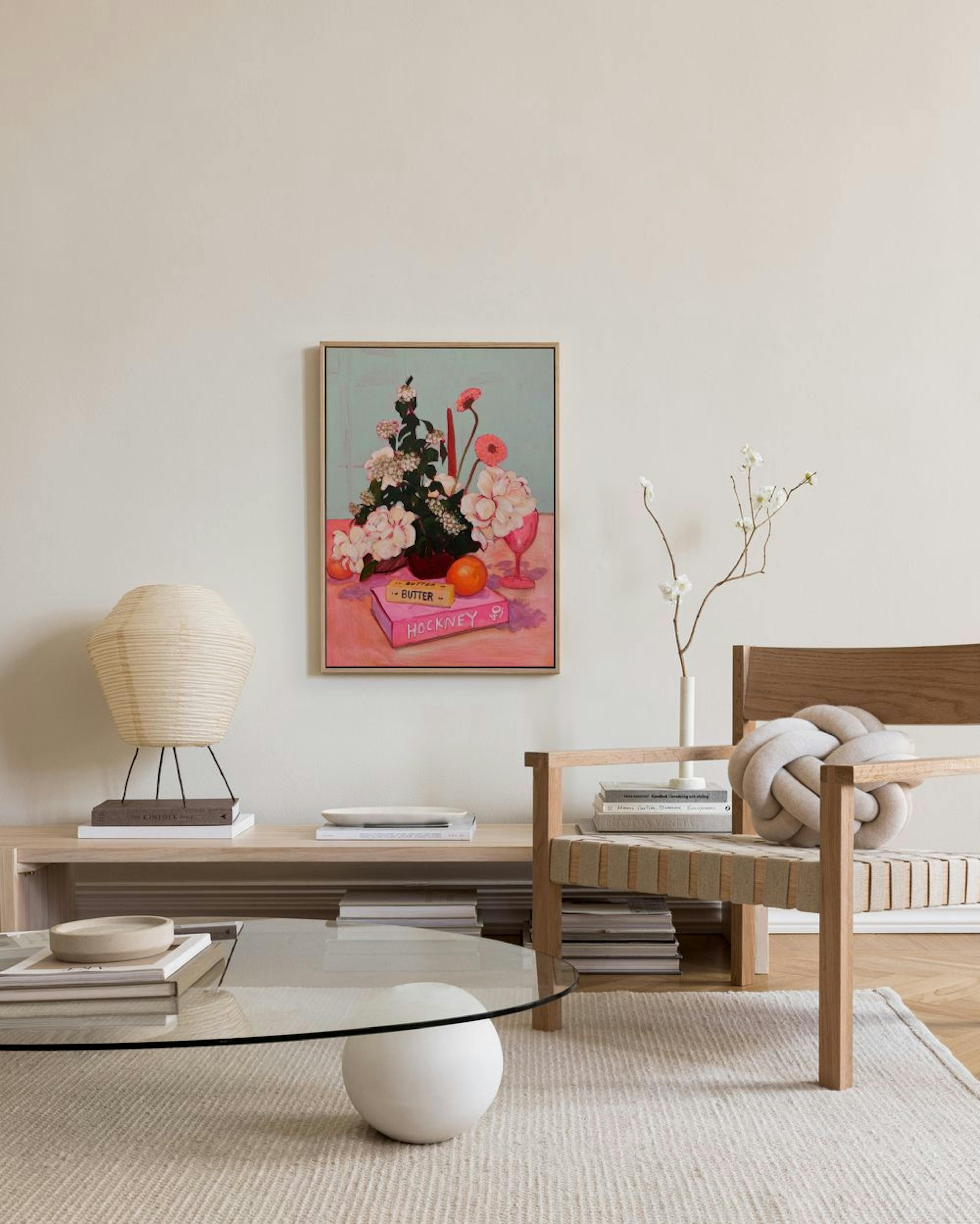 Lindsey Cherek - Still Life with Hockney Book Toile