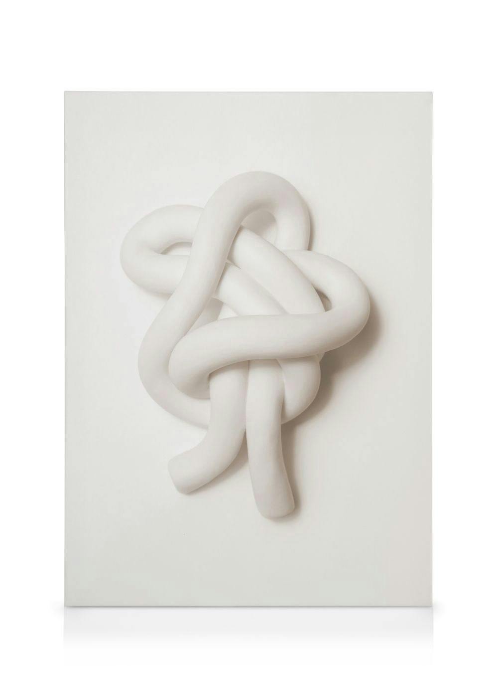 Canvas Prints Soft Knot Canvas print (50x70 cm - Black Frame)