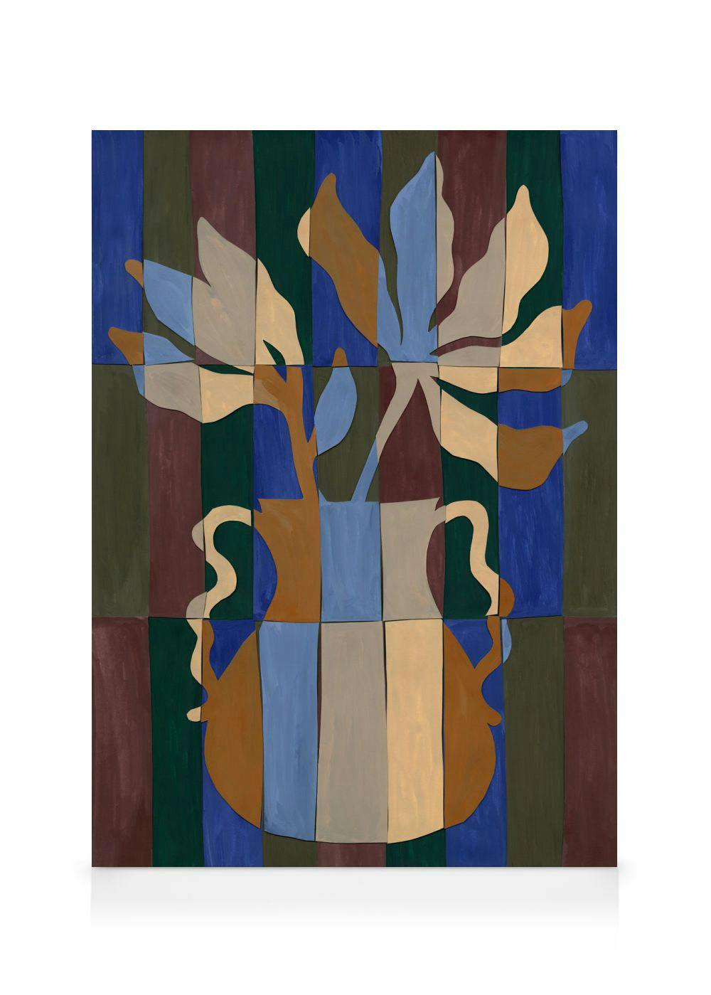 Obrazy na płótnie Retro Vase Obraz na płótnie (50x70 cm - Ramka dębowa)