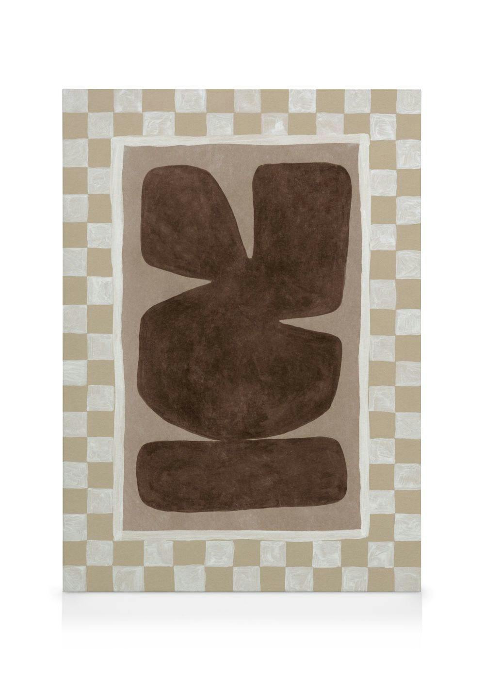 Canvas Prints Checkered Abstract Canvas print (50x70 cm)