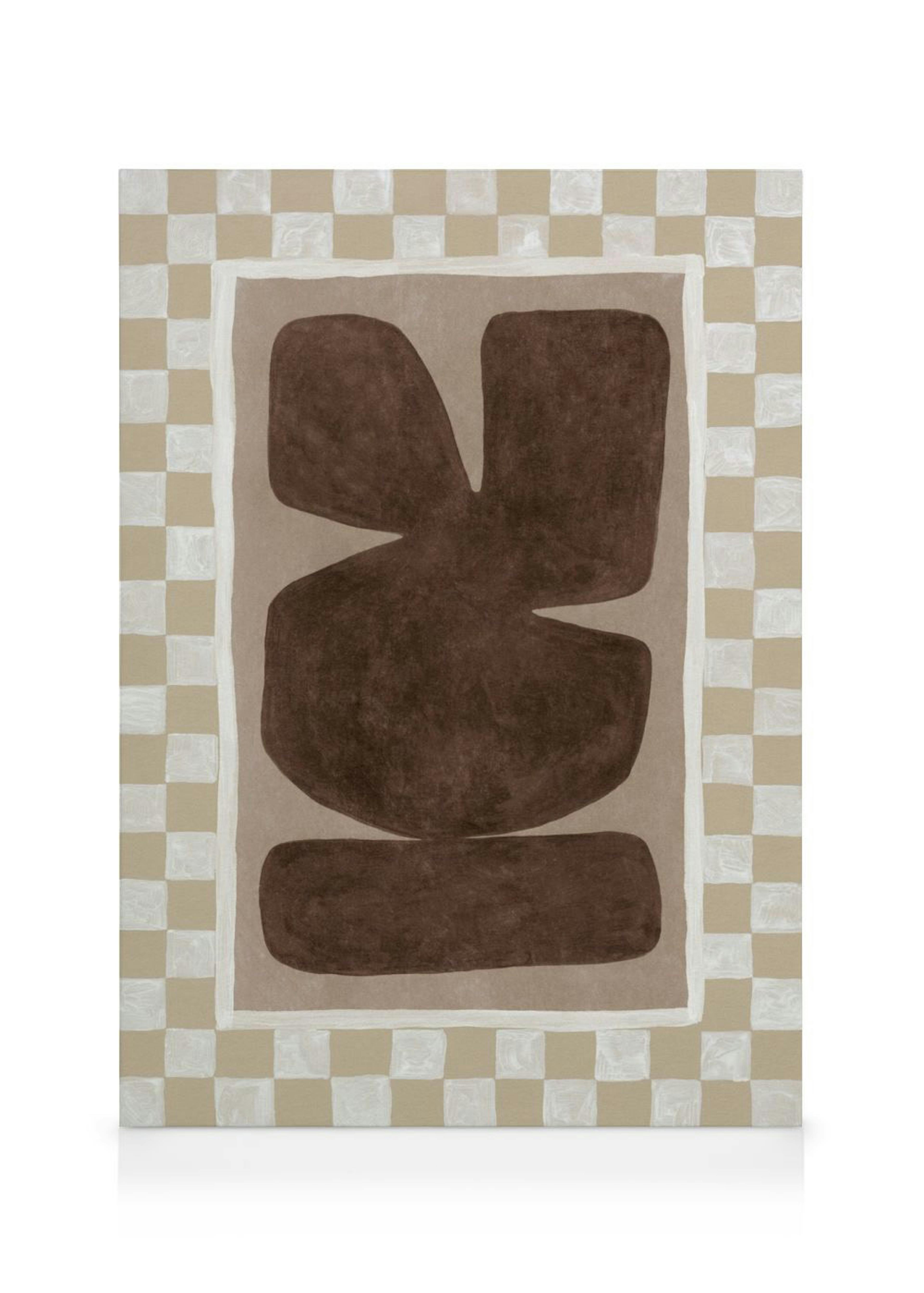 Checkered Abstract Canvas print 0