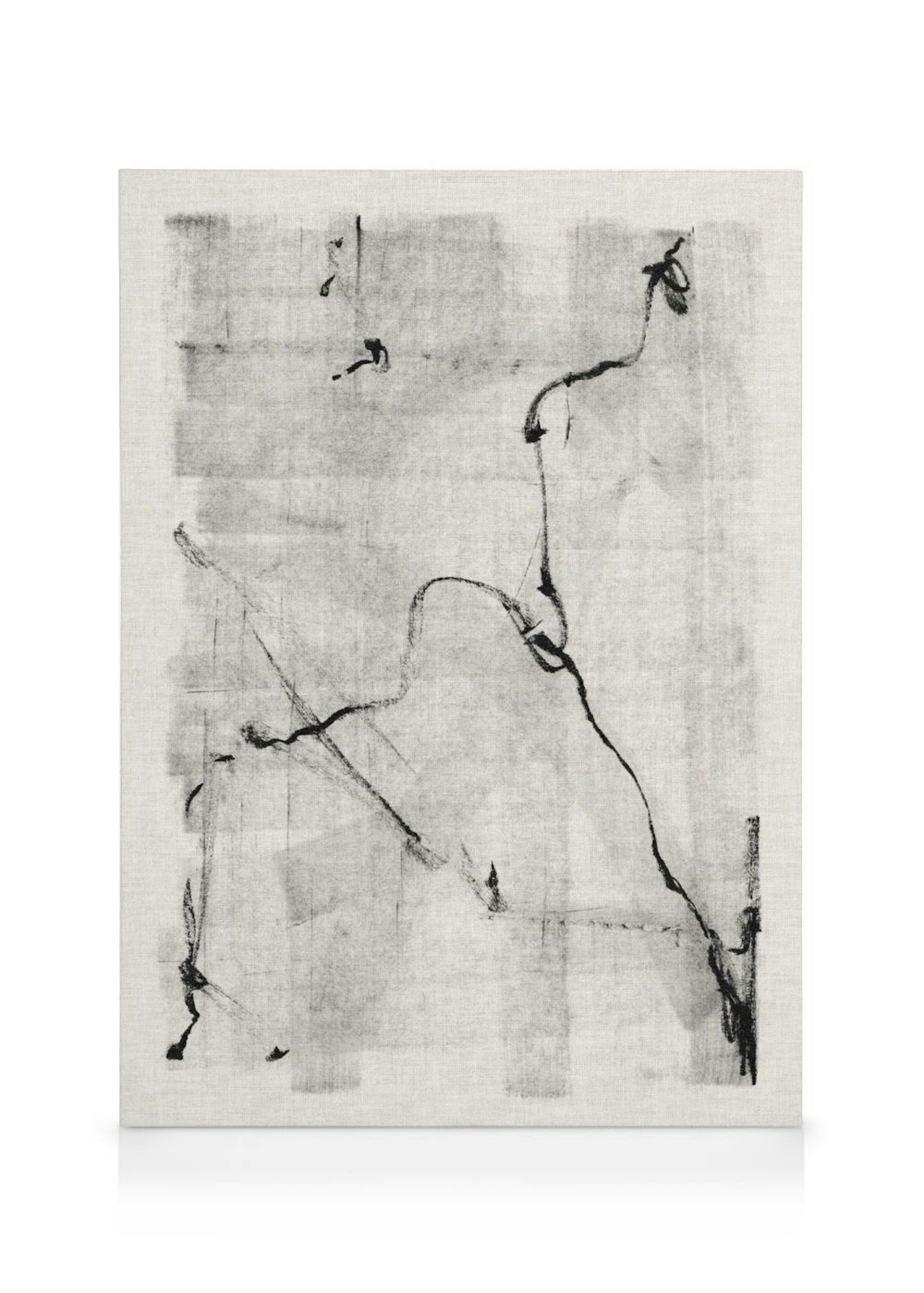 Black Lines Art Lærred 0