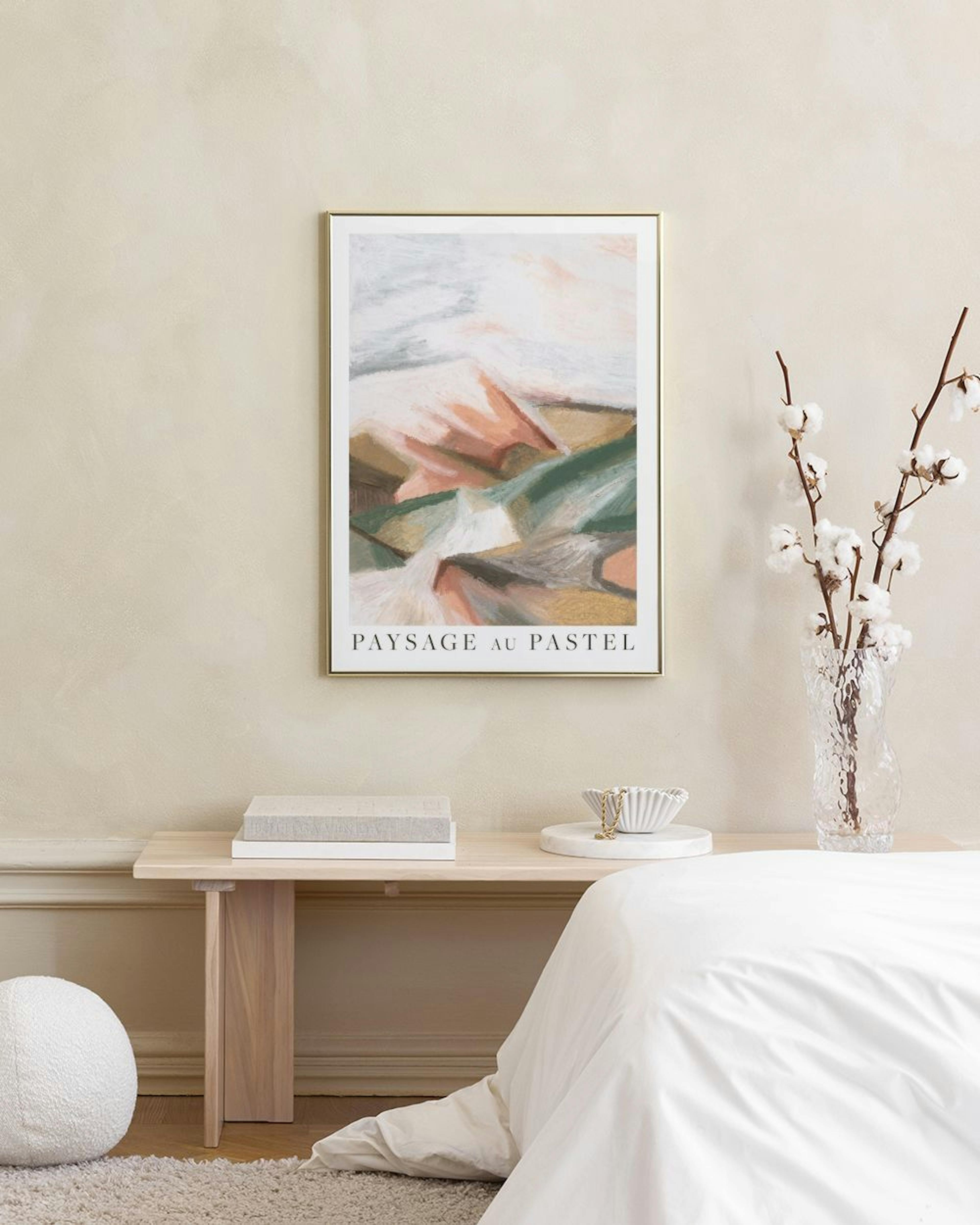 Paysage Au Pastel No1 Print