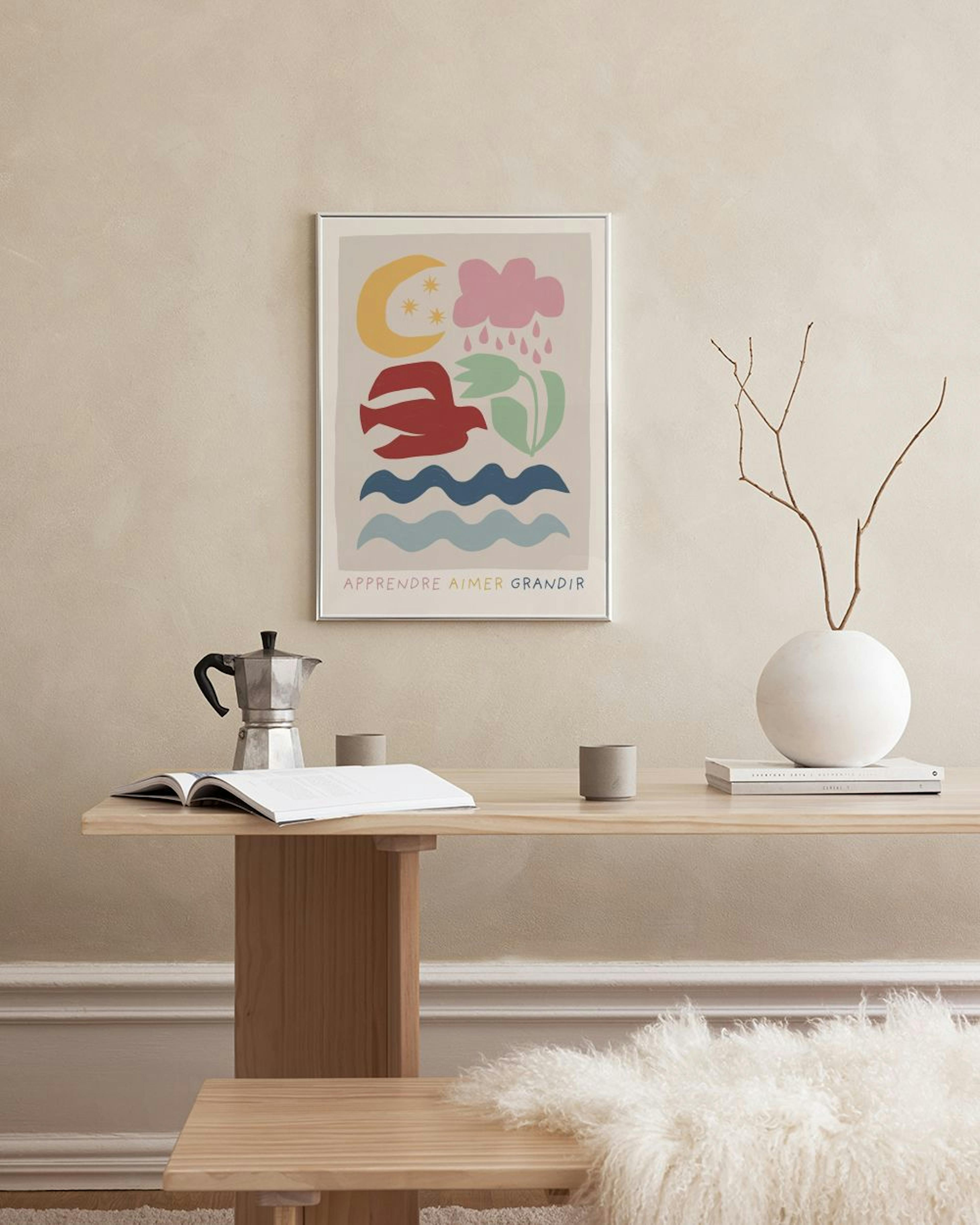 Learn Love Grow Print