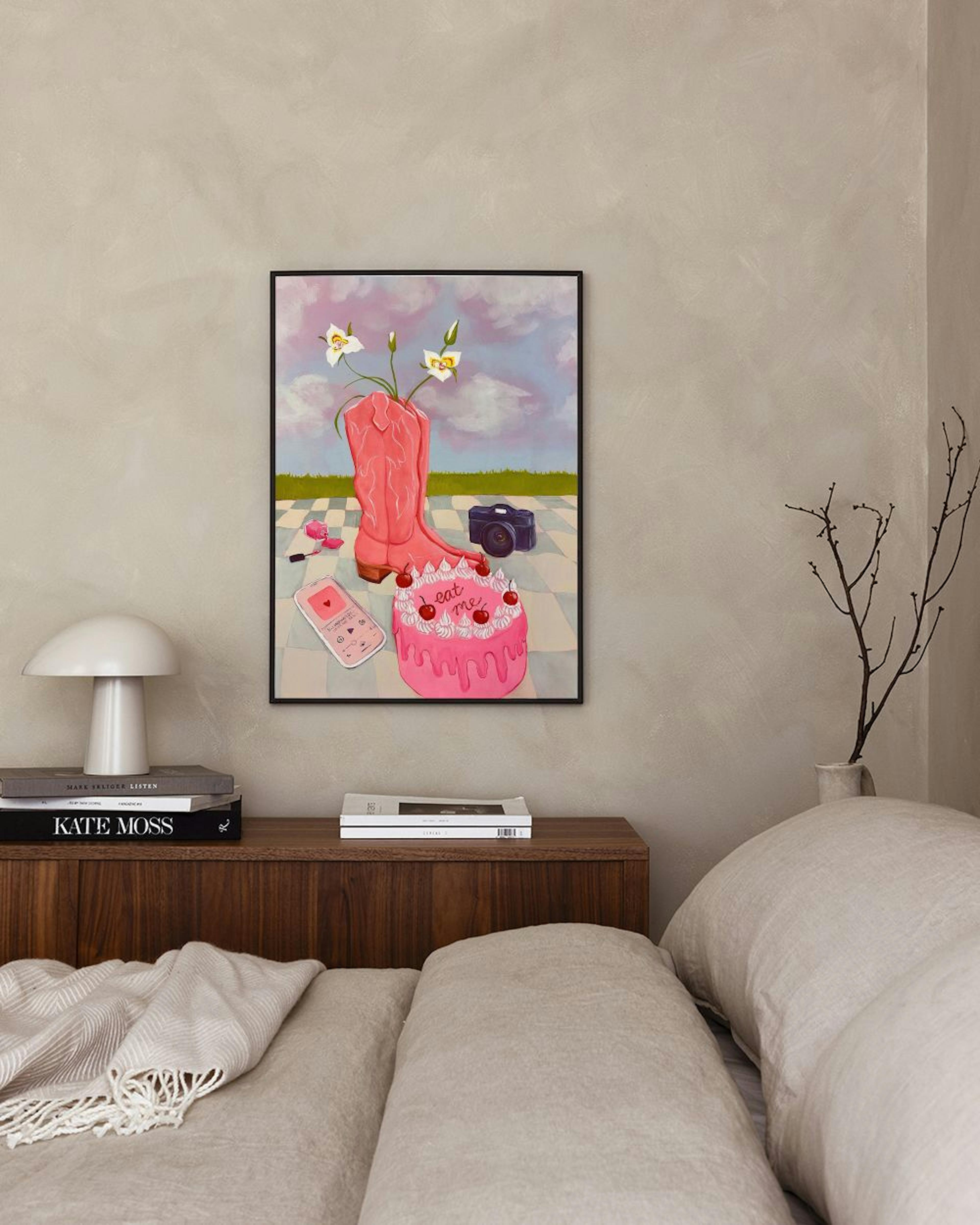 Lindsey Cherek - Still Life with Fake Cake Poster