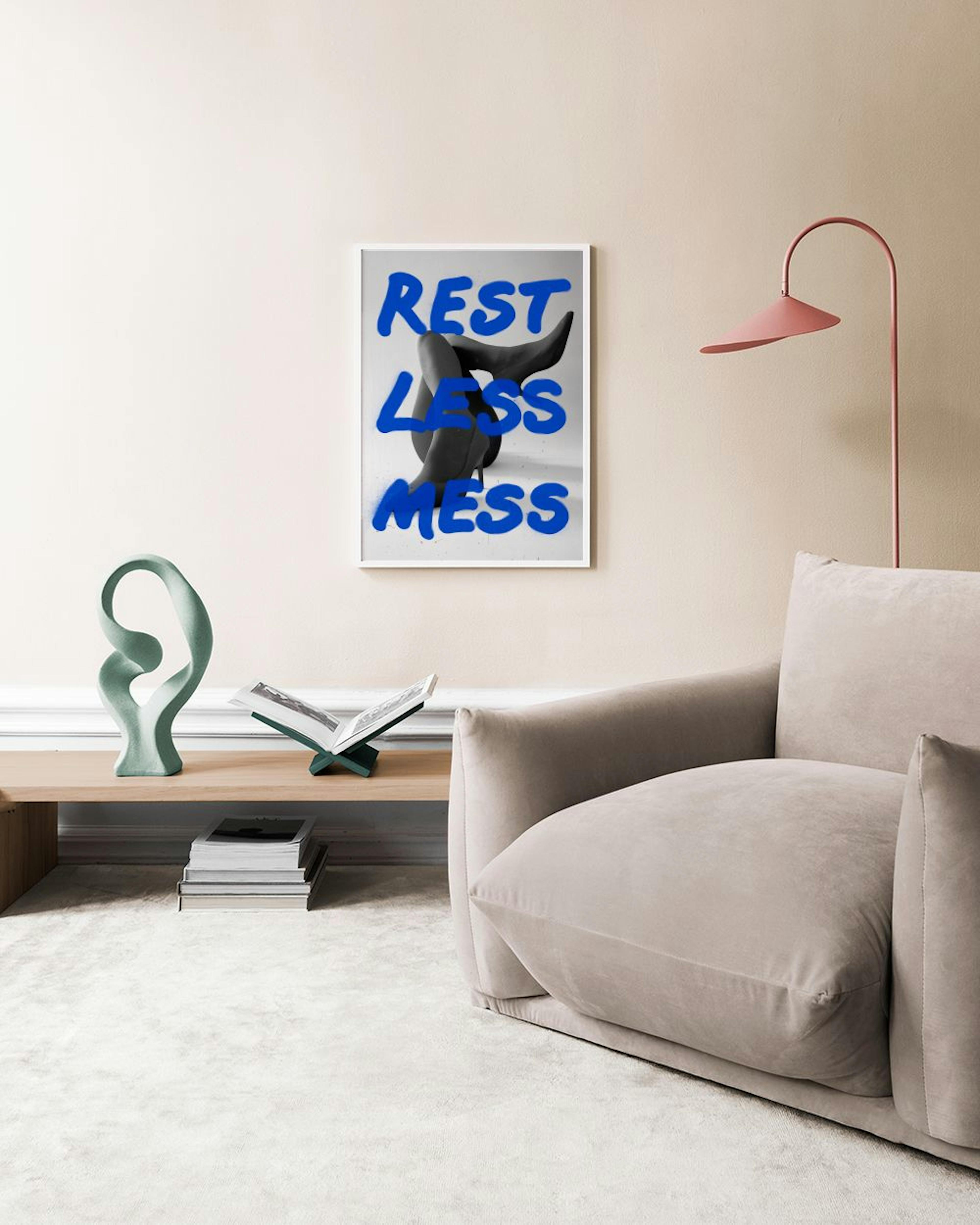 Rest Less Mess Print