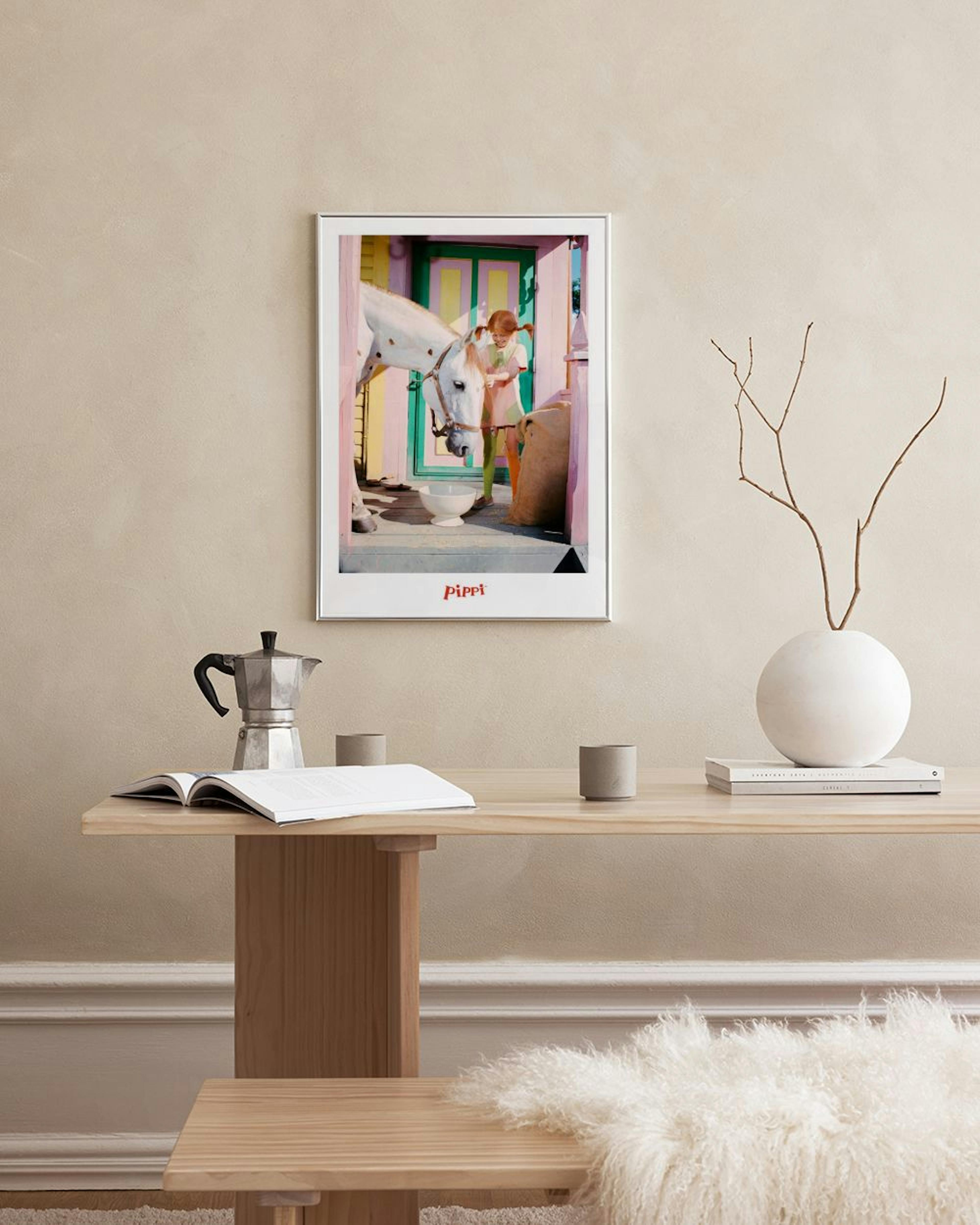 Pippi Longstocking and the Horse Print