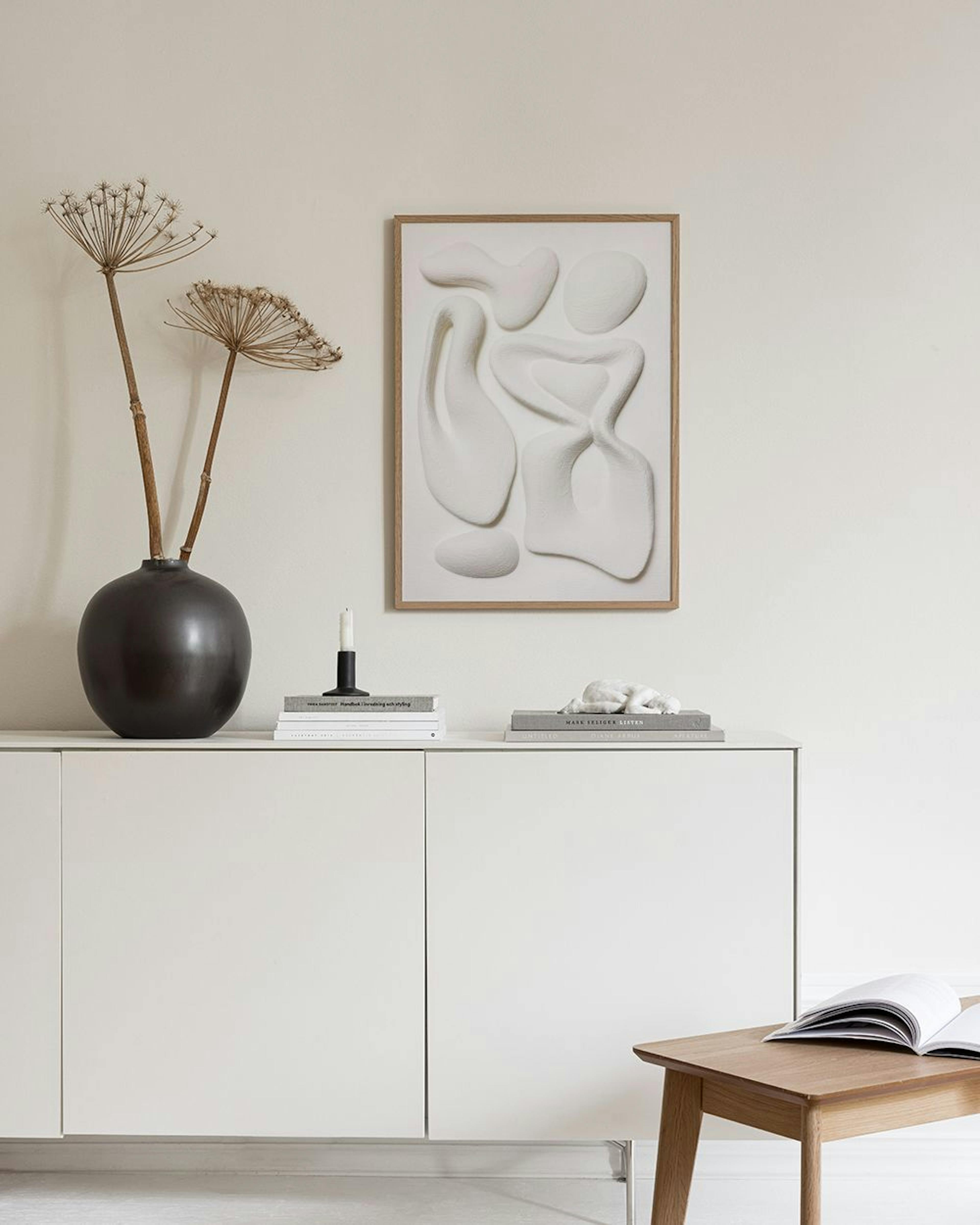 Organic Shapes Texture Poster