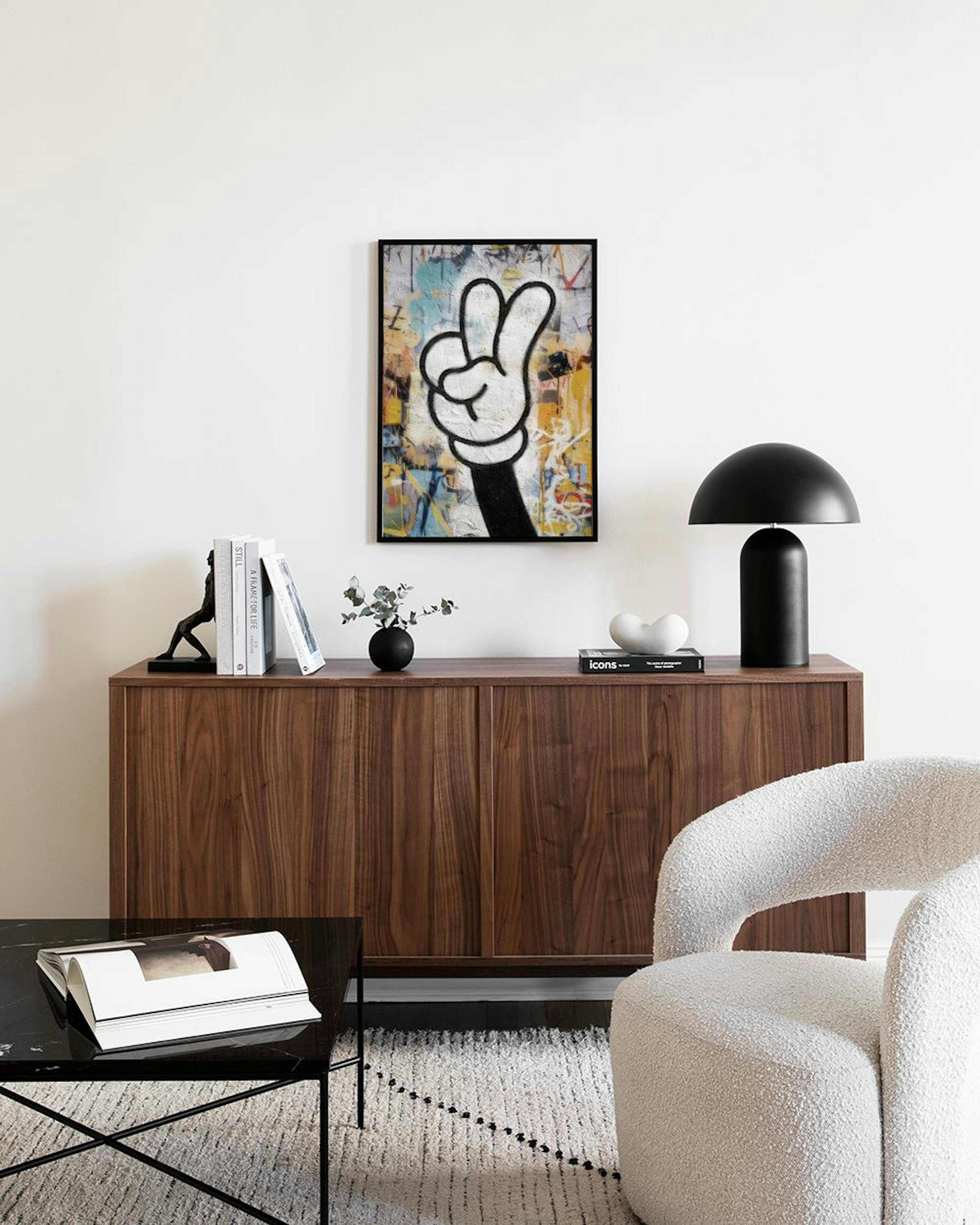 Grafitti Peace Print