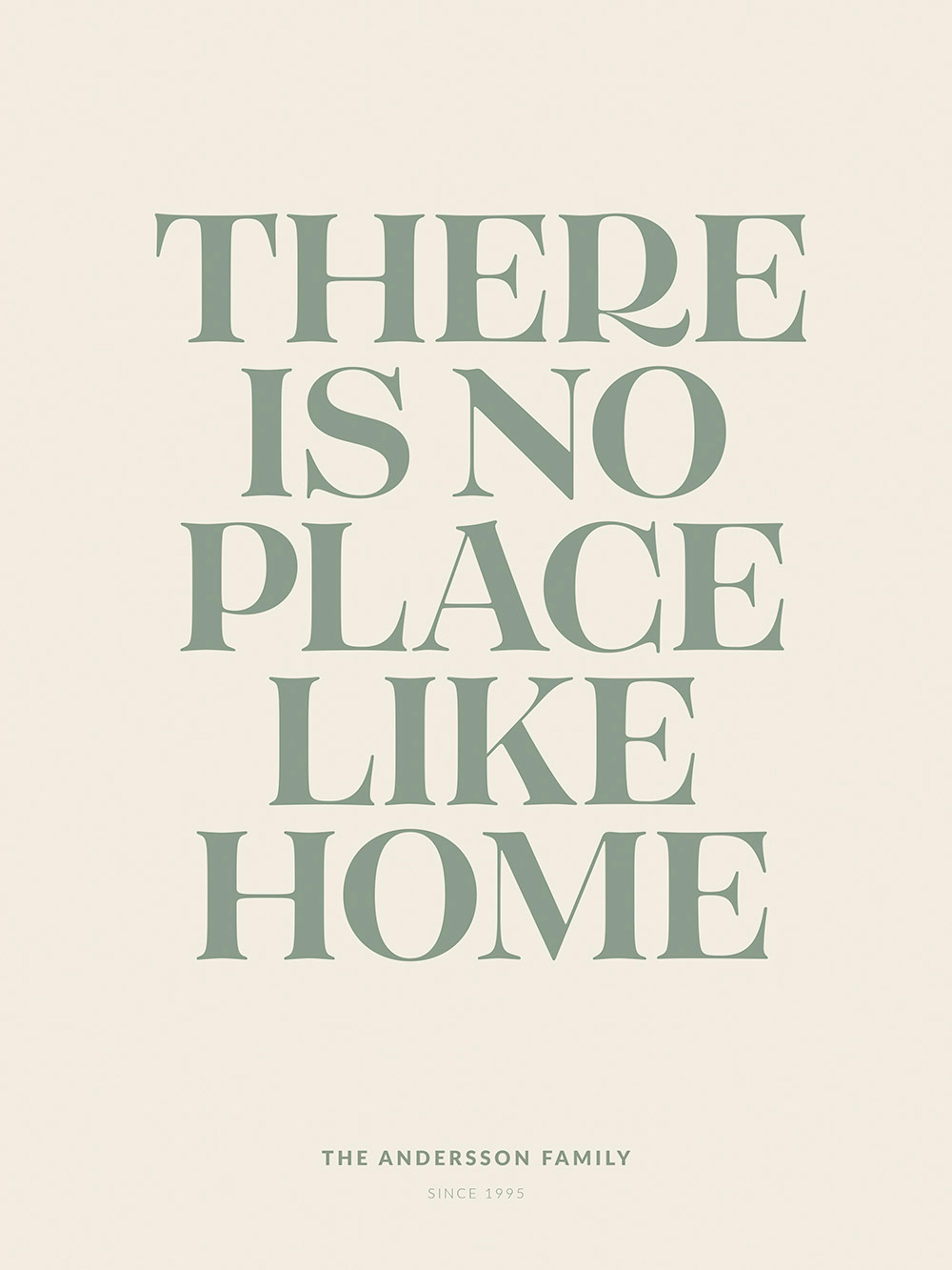 No Place Like Home Personal Poster