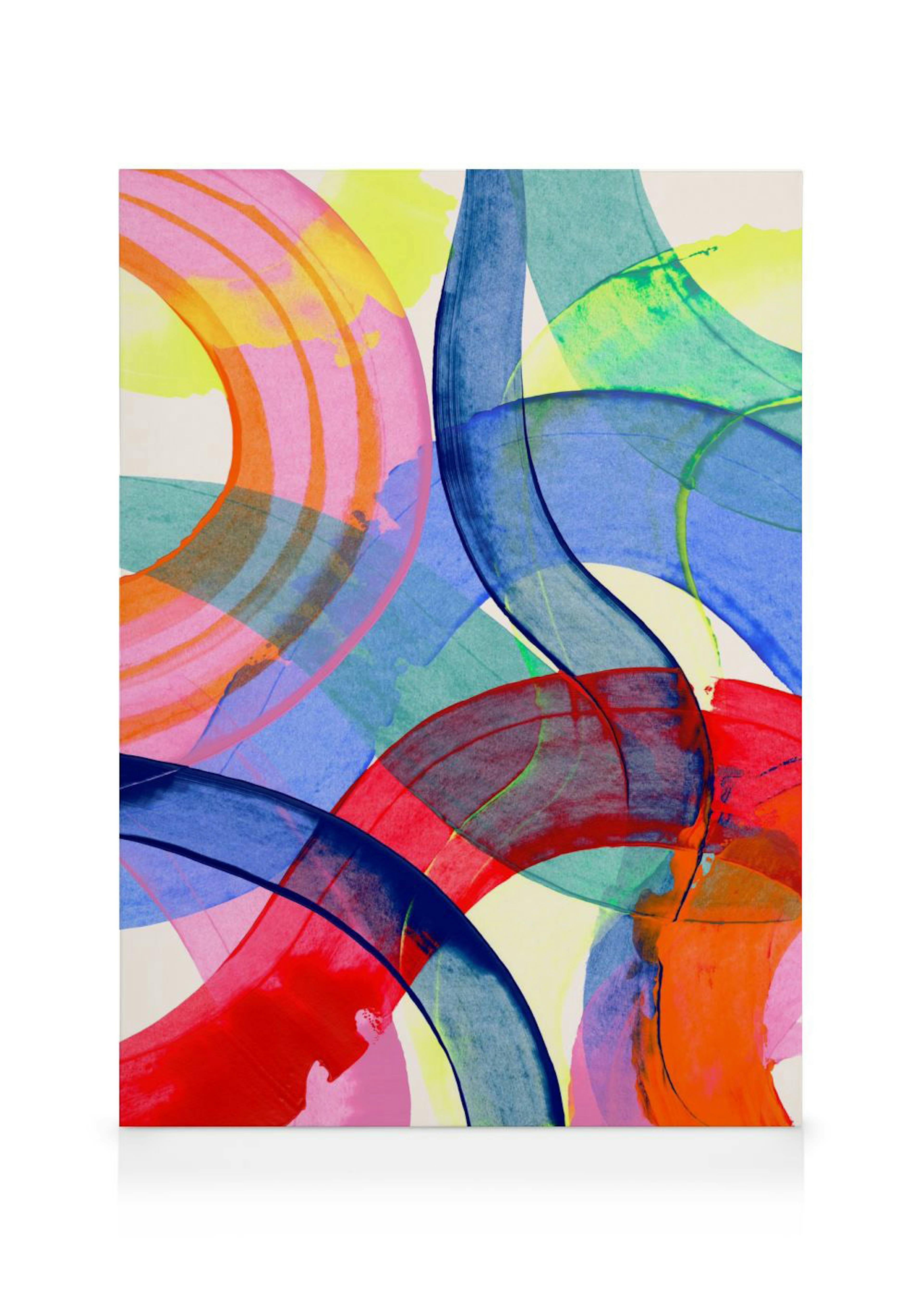Colorful Paint Strokes Obraz na plátně 0