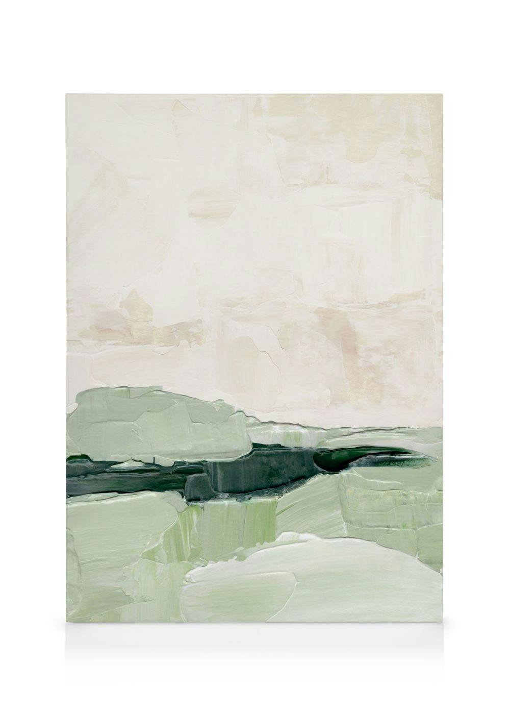 Sage Landscape Kanvaasi (30x40 cm - Musta Puukehys)  Maalaukset