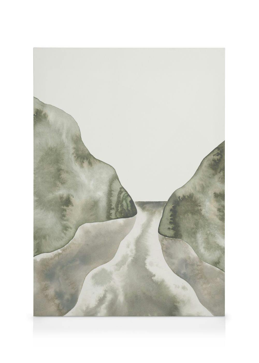 Canvas Schilderijen Peaceful Landscape Canvas (50x70 cm)