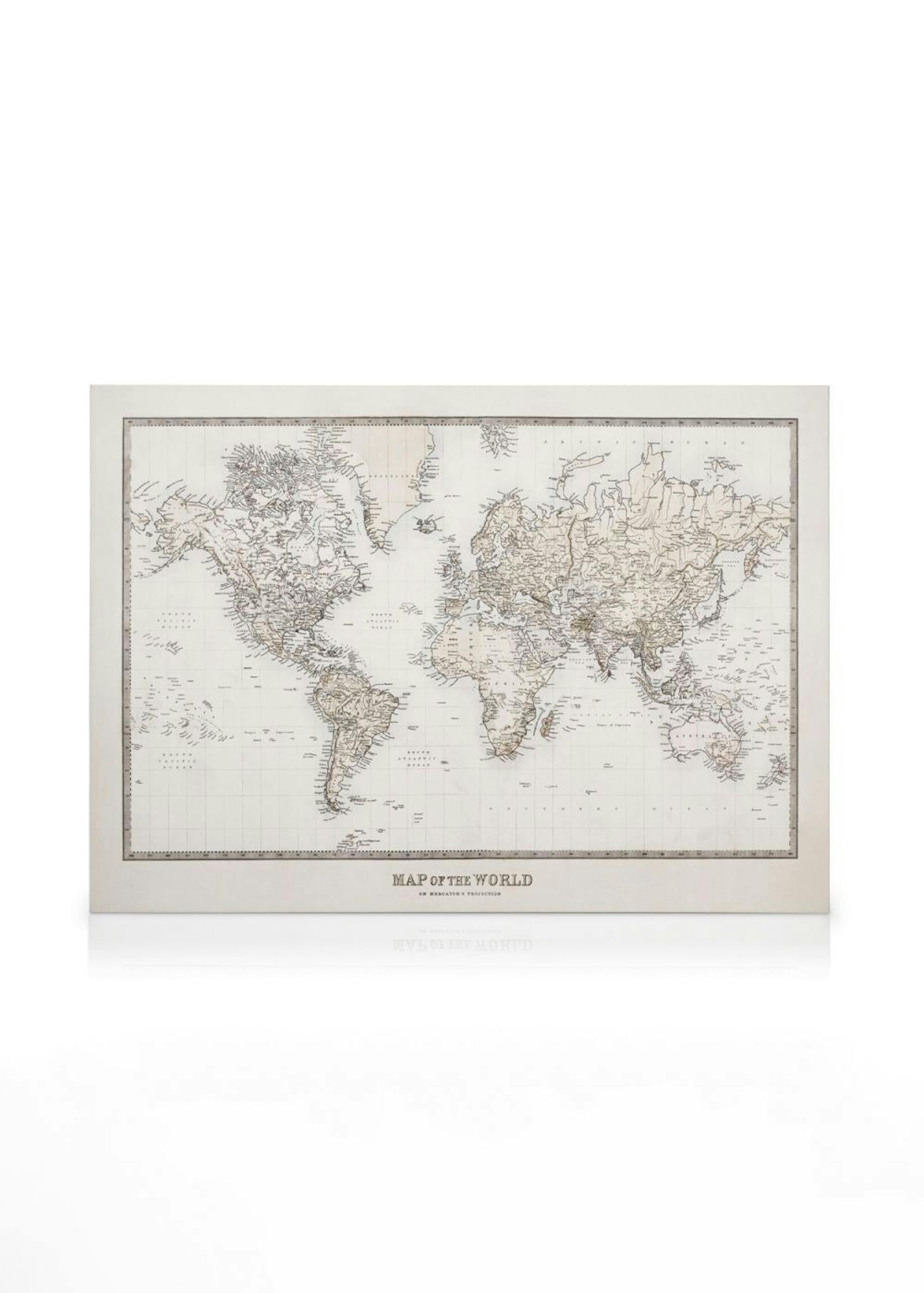 Map of the World Leinwandbild 0
