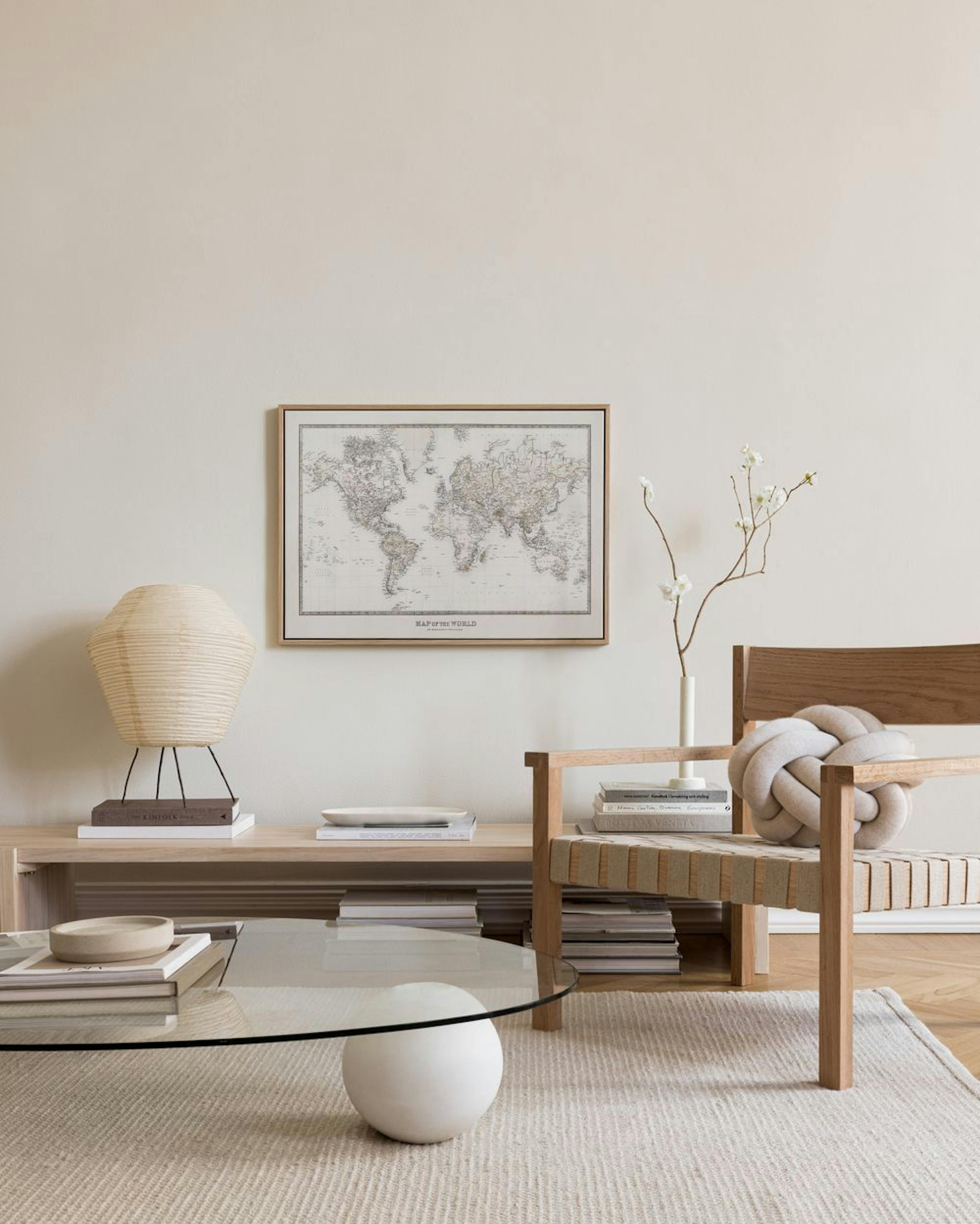 Map of the World Toile