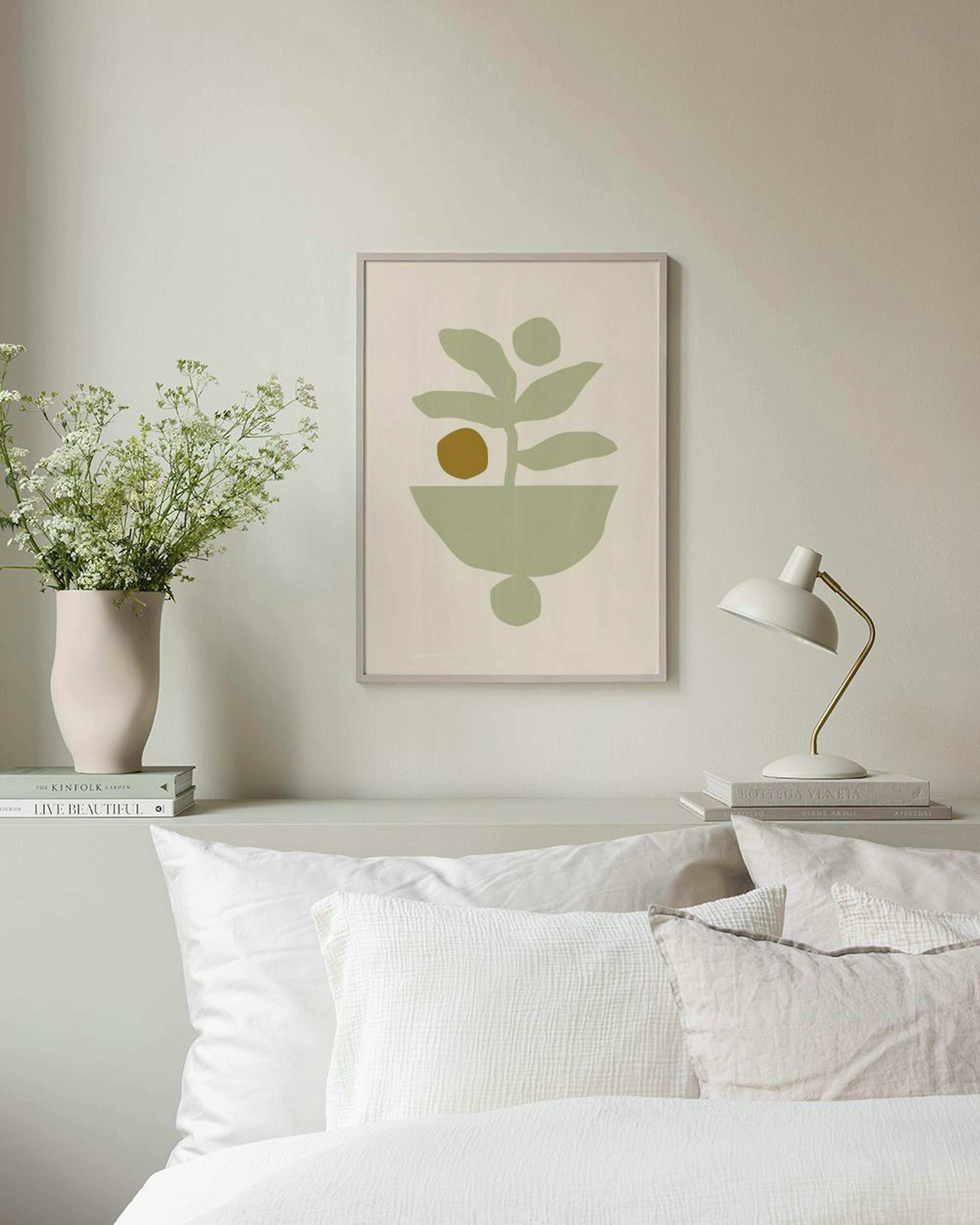 Berenice Hernandez - Maceta Beige Print