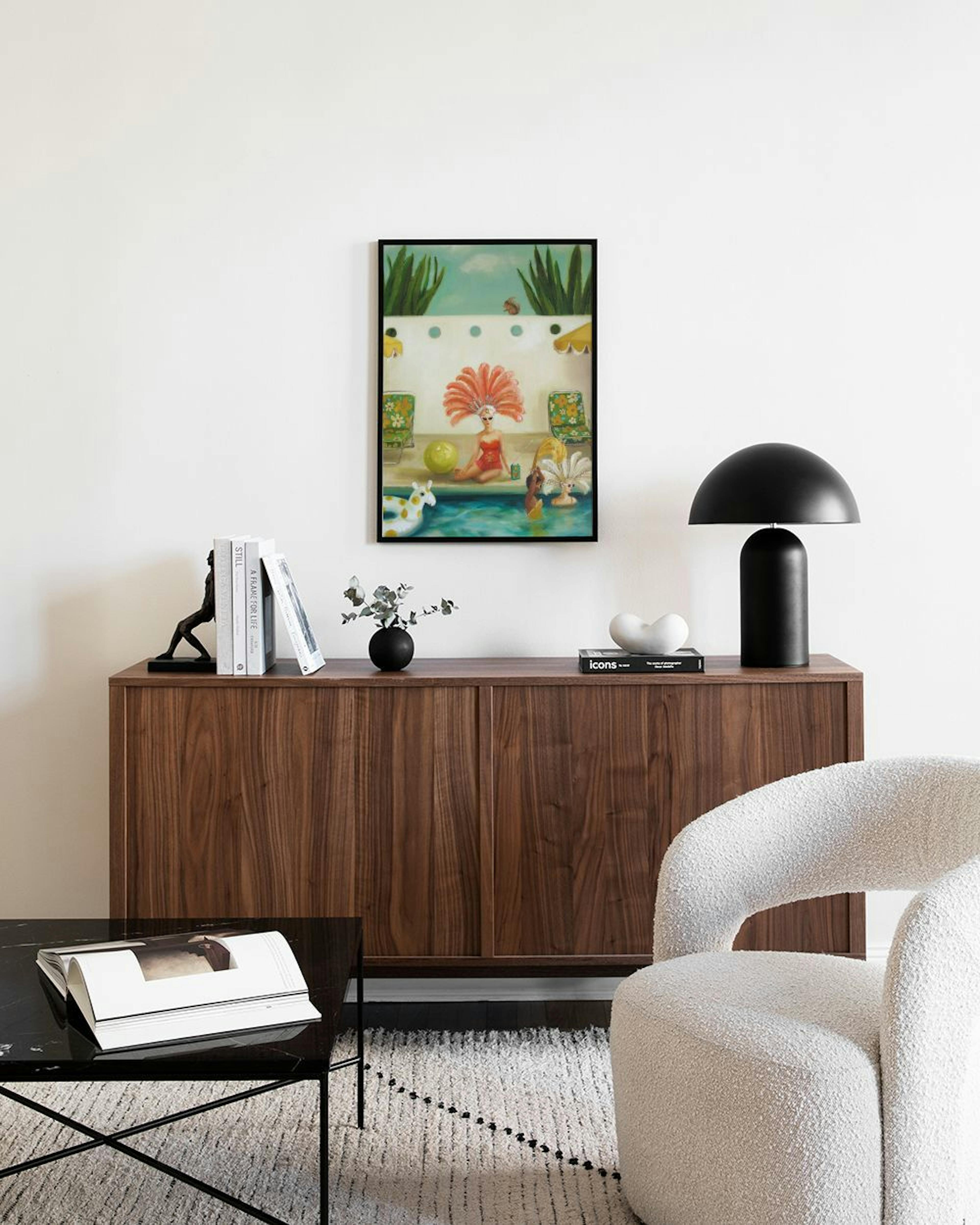 Janet Hill - Poolside Print
