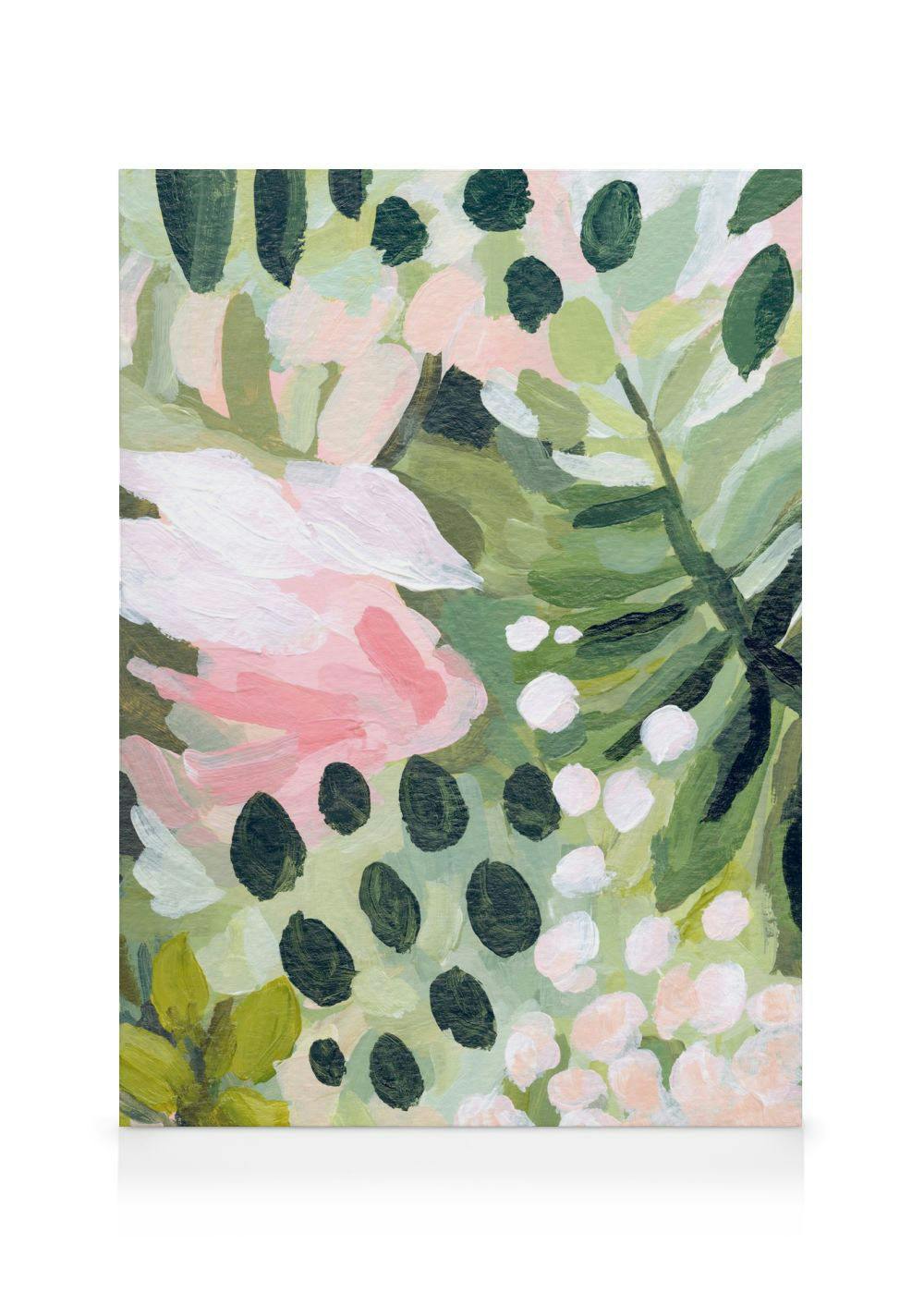 Canvas Schilderijen Botanique Canvas (100x140 cm - Fotolijst Zwart)