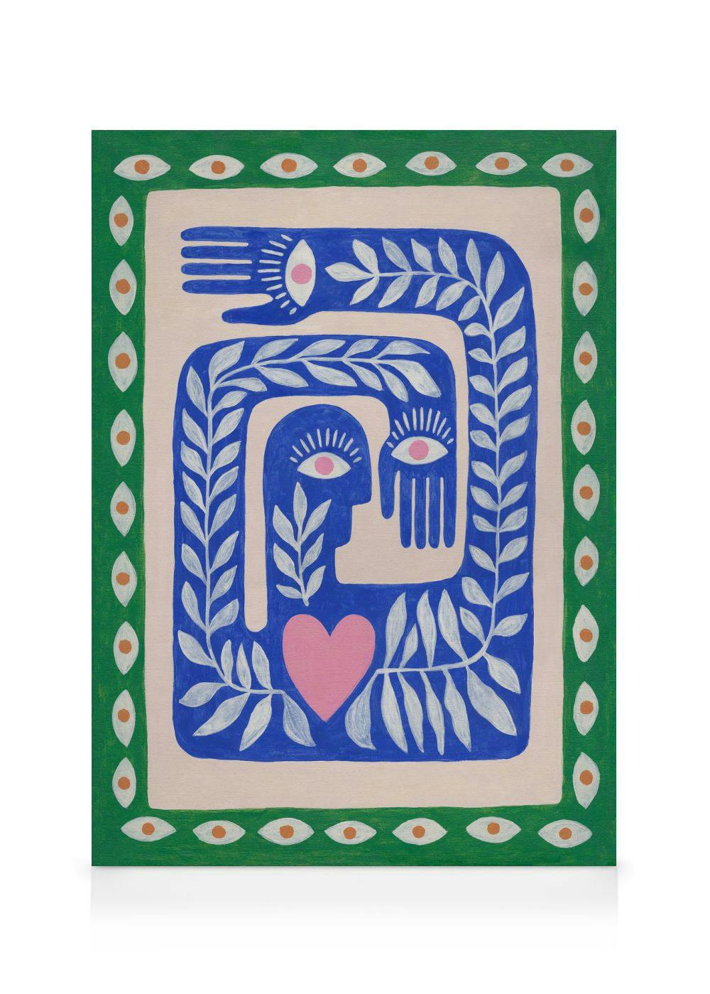 Soul Awakened Obraz na plátne (50x70 cm - Dubový rám)