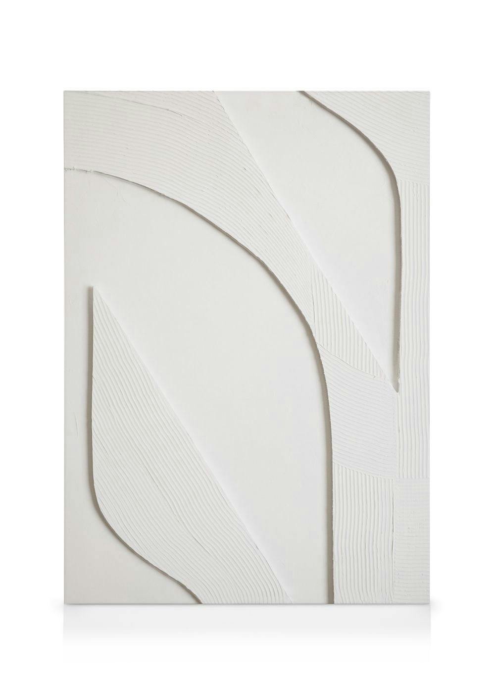 Telas decorativas Graphic Shapes Texture No2 Quadro em tela (100x140 cm - Moldura Preta)