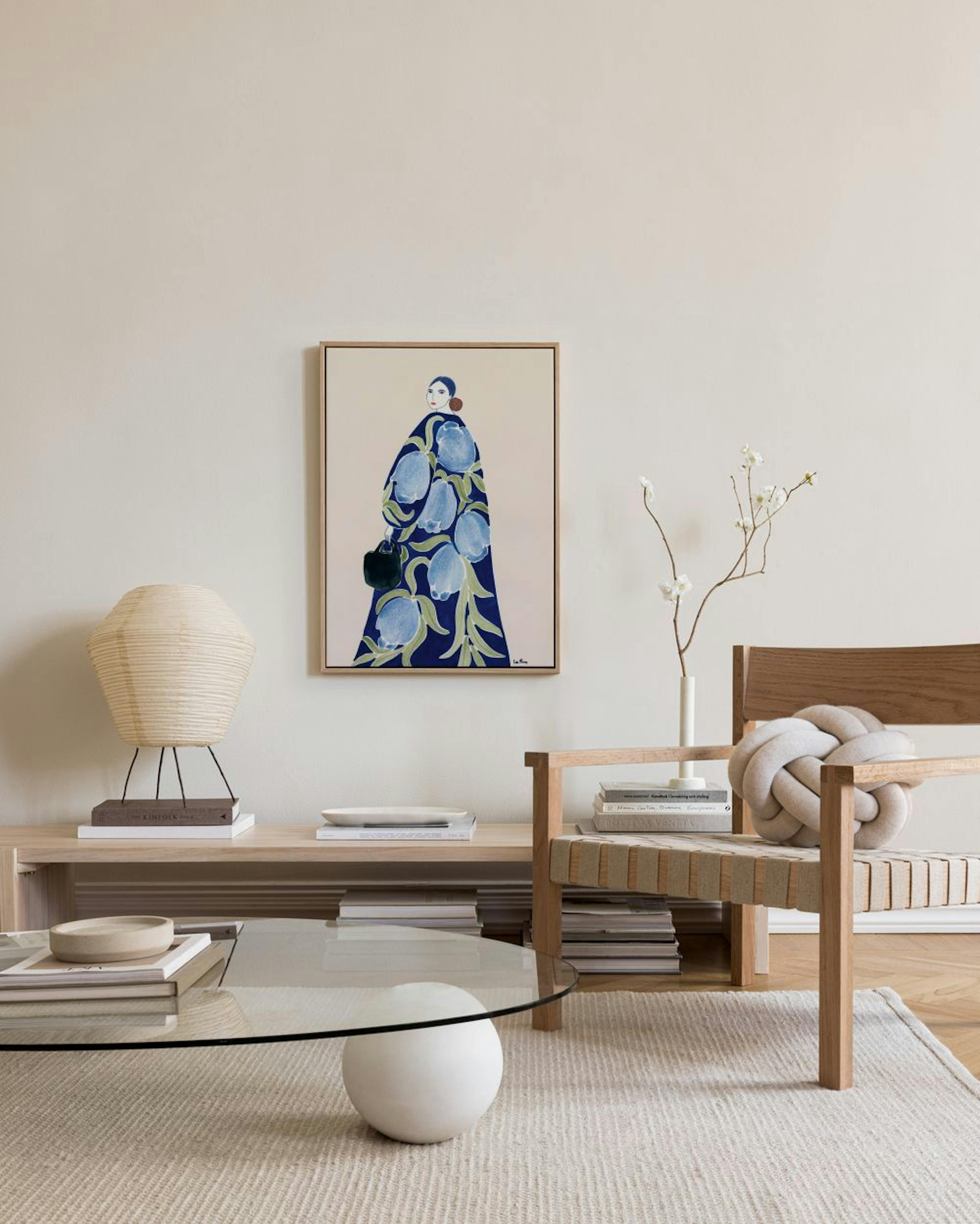 La Poire - Turquoise Coat Lienzo