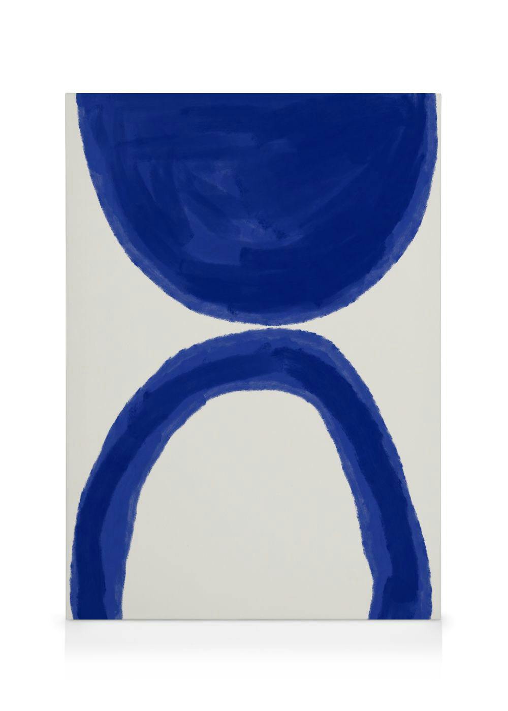 Canvas Prints Un Po' Di Blu No1 Canvas print (100x140 cm - Black Frame)
