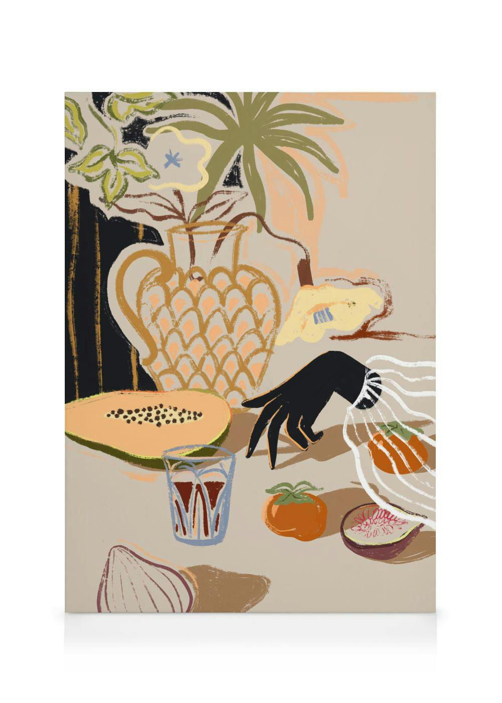 Leinwandbilder Arty Guava - Lay Hoon - Fruitful Spread Leinwandbild (70x100 cm - Eichenrahmen)