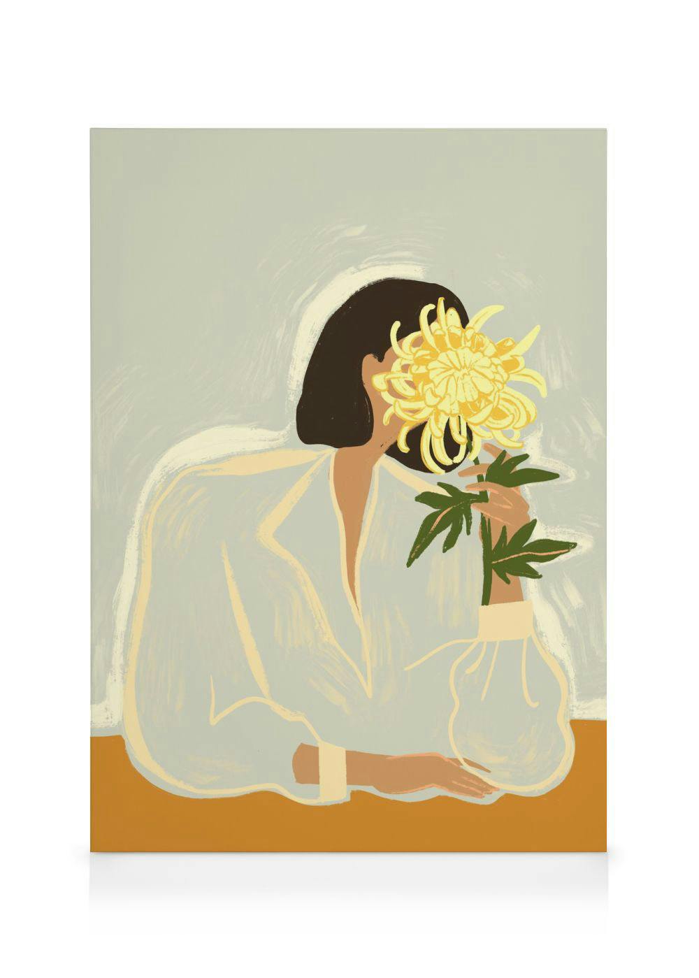 Canvas Prints Arty Guava - Lay Hoon - The Chrysanthemum Canvas print (100x140 cm)