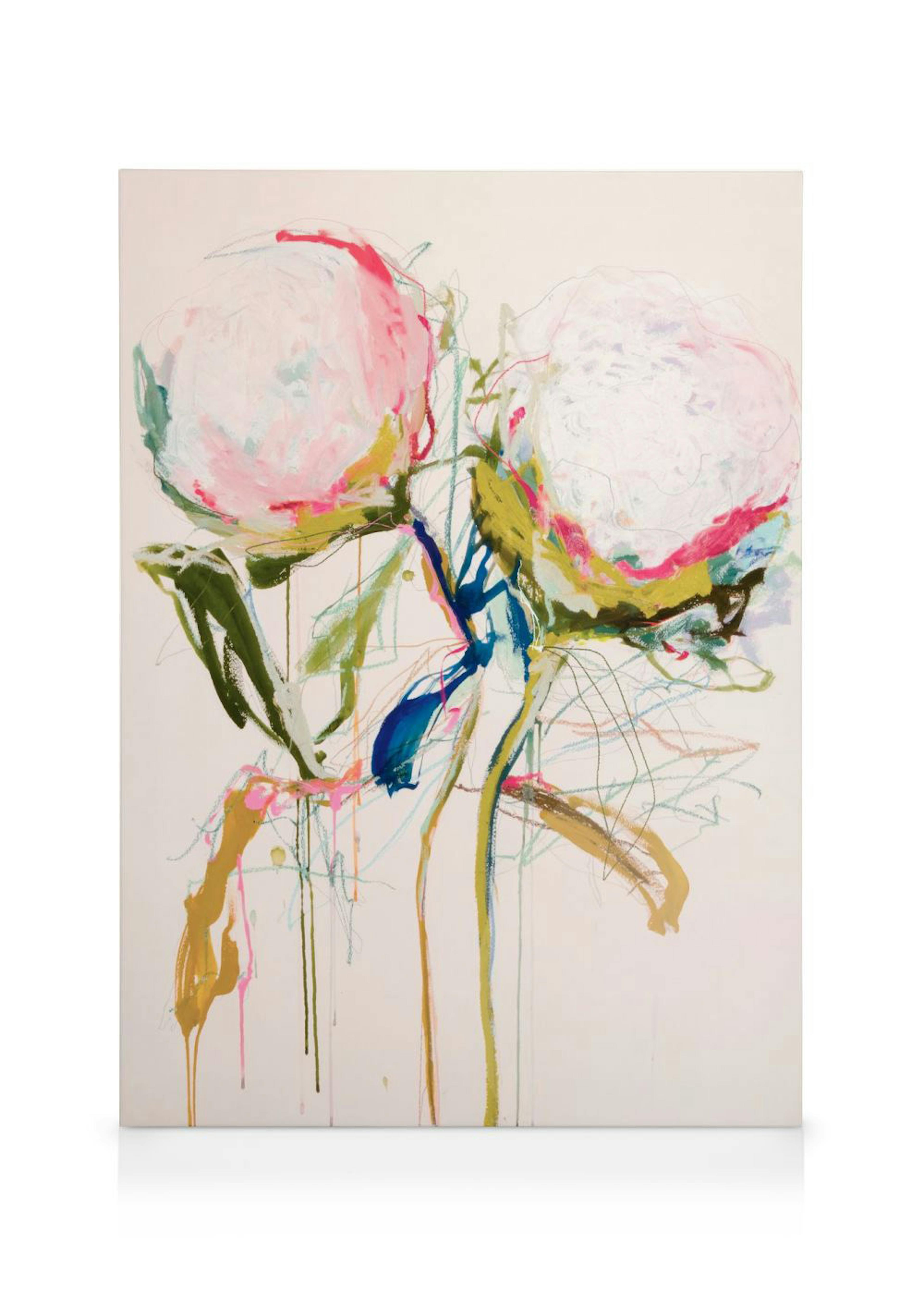 Leigh Viner - Artsy Peonies No1 obraz na plátně 0