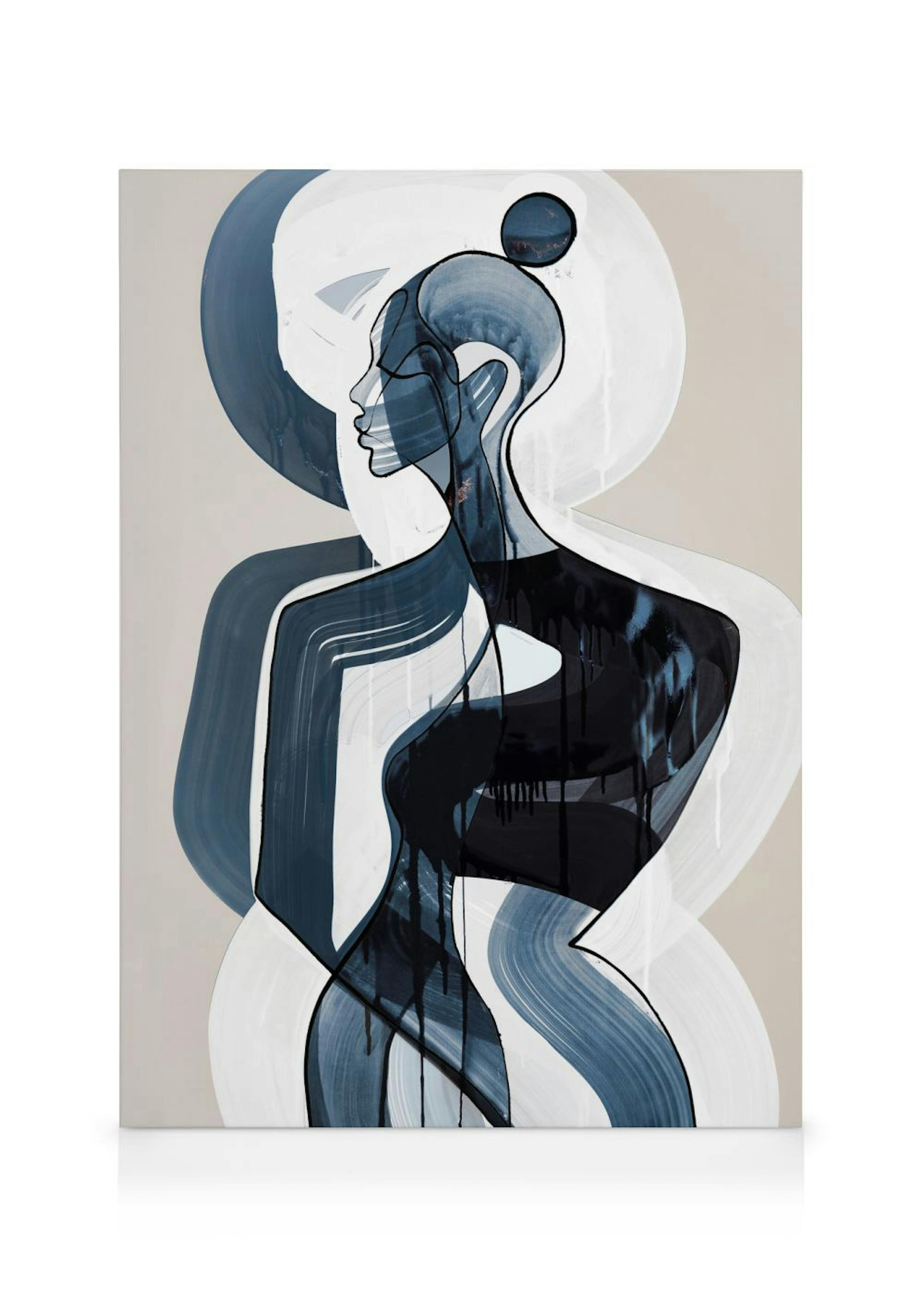 Peytil - Blau Serenity Leinwandbild 0