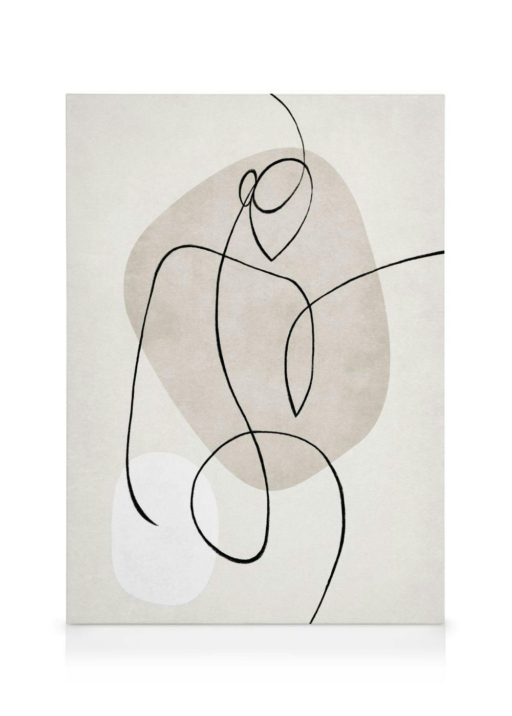 Artful Lines No2 Obraz na plátne (70x100 cm - Dubový rám)