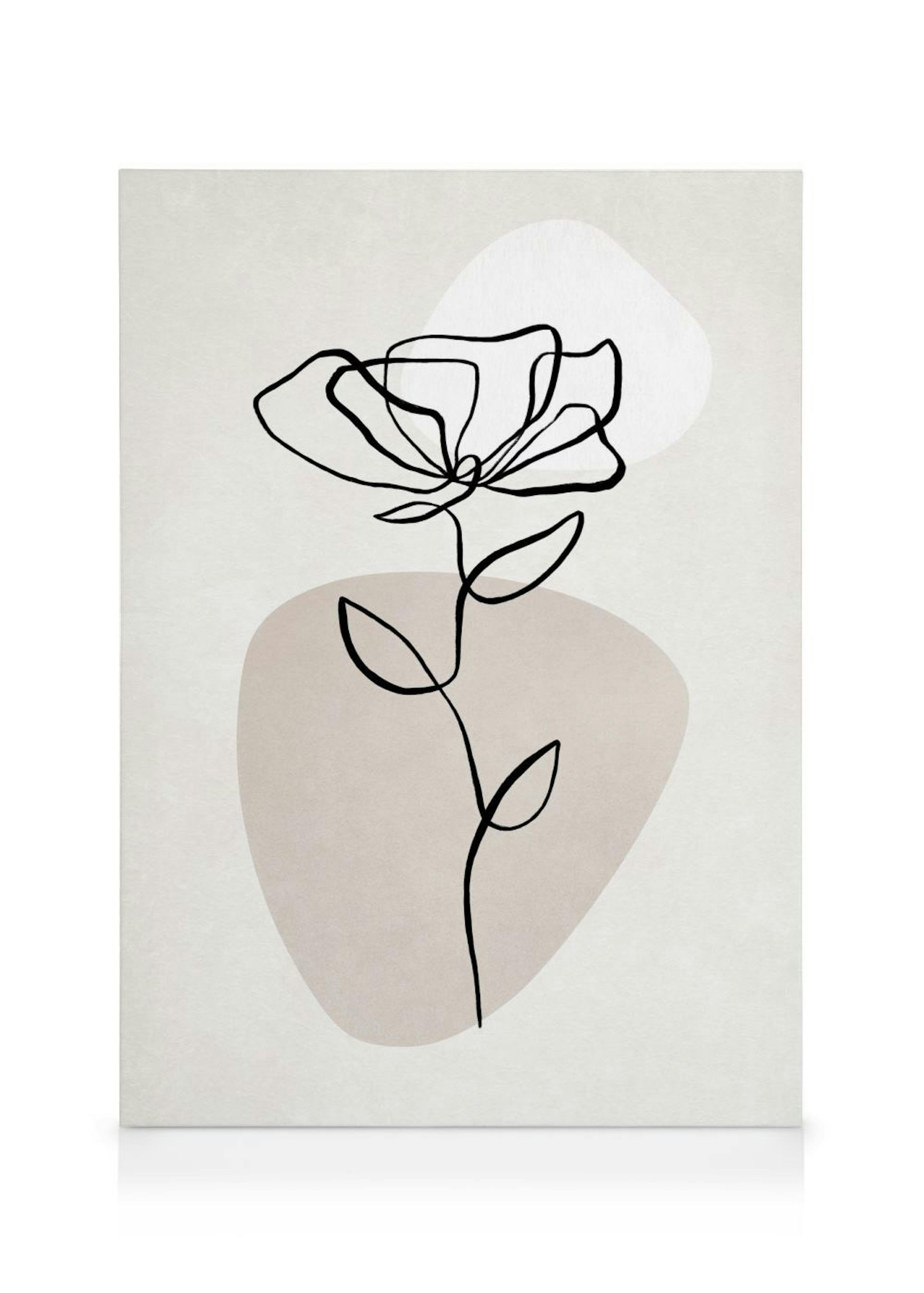 Botanical Lines No1 Stampa su Tela 0