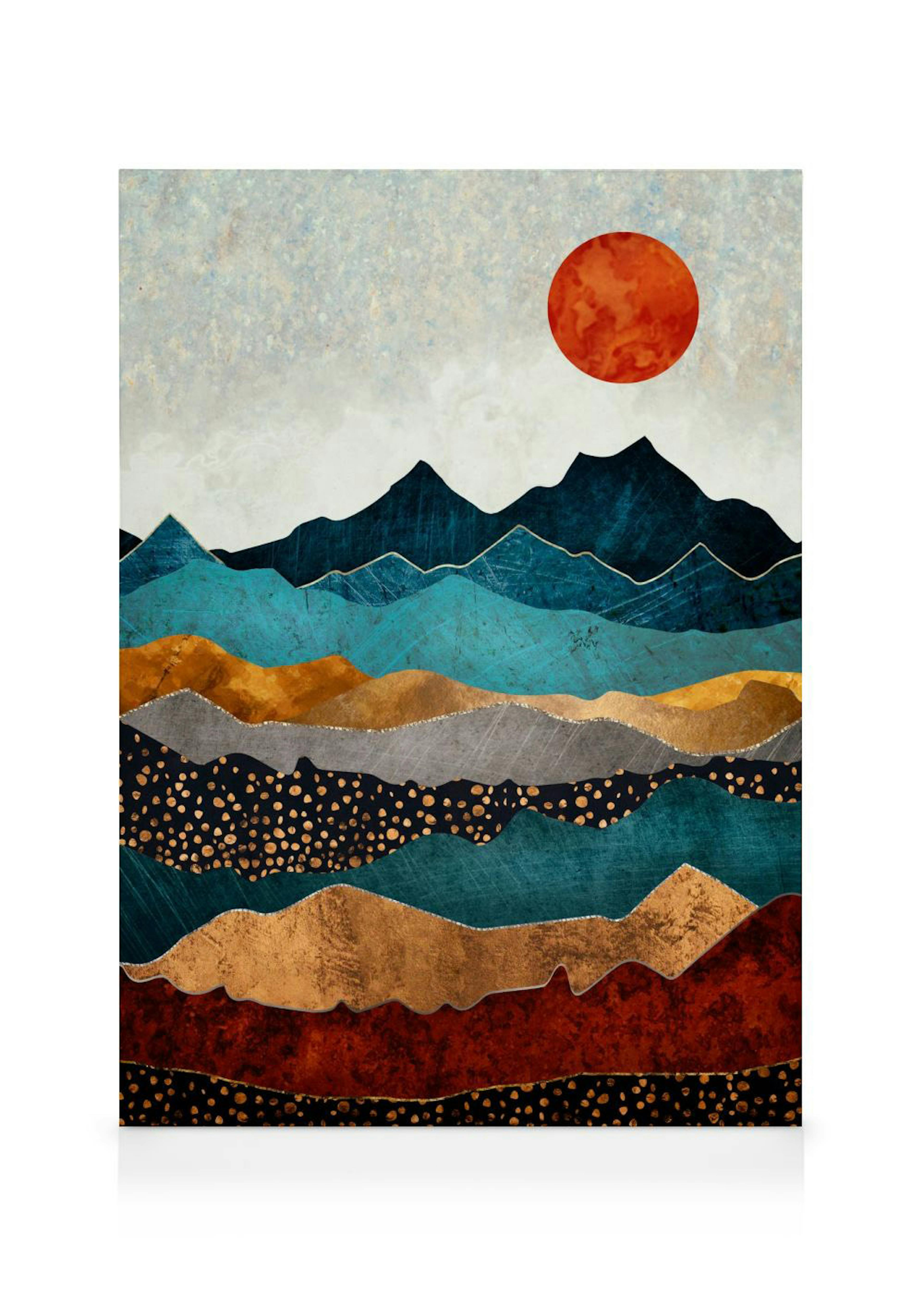 SpaceFrog Designs - Amber Dusk Stampa su Tela 0