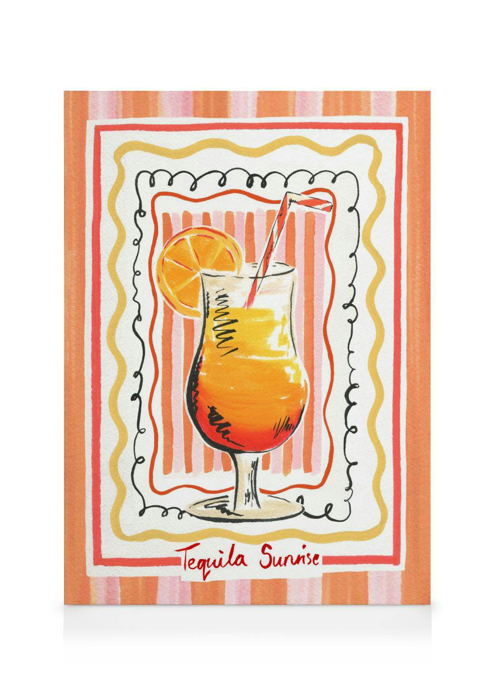 Canvas Prints Emily Daborn - Tequila Sunrise Canvas print (50x70 cm - Oak Frame)