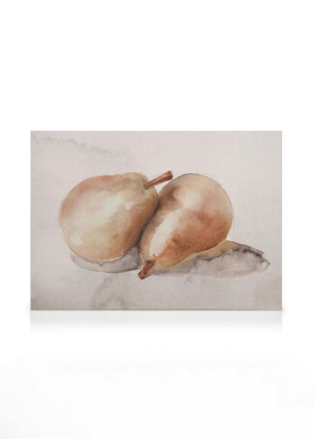 Telas decorativas Pear Couple Tela (50x70 cm)