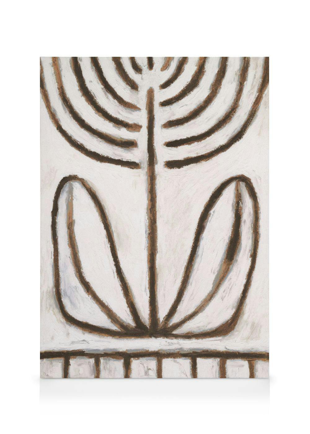 Leinwandbilder Rough Flower Leinwandbild (30x40 cm - Eichenrahmen)