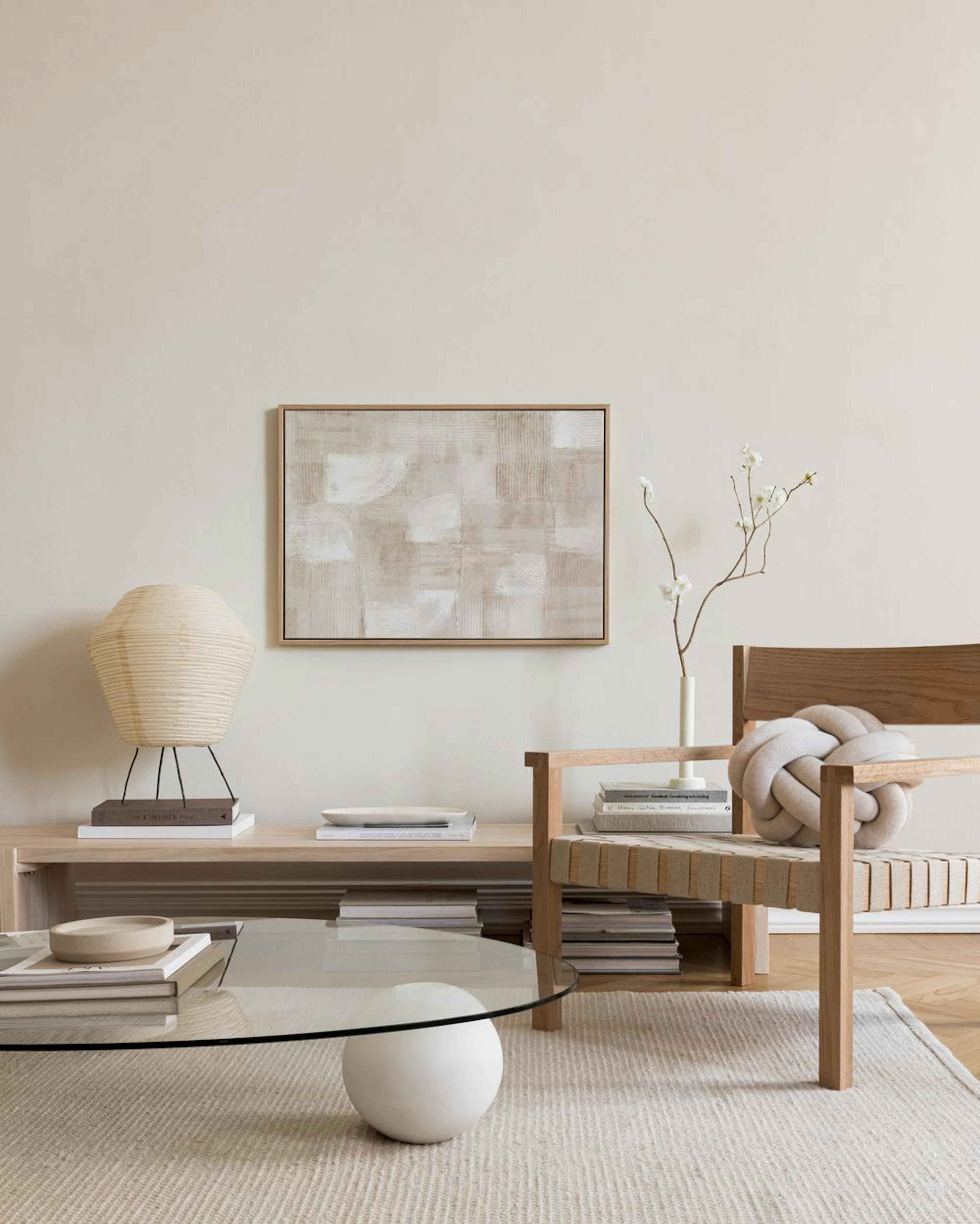 The Art of Beige Stampa su Tela