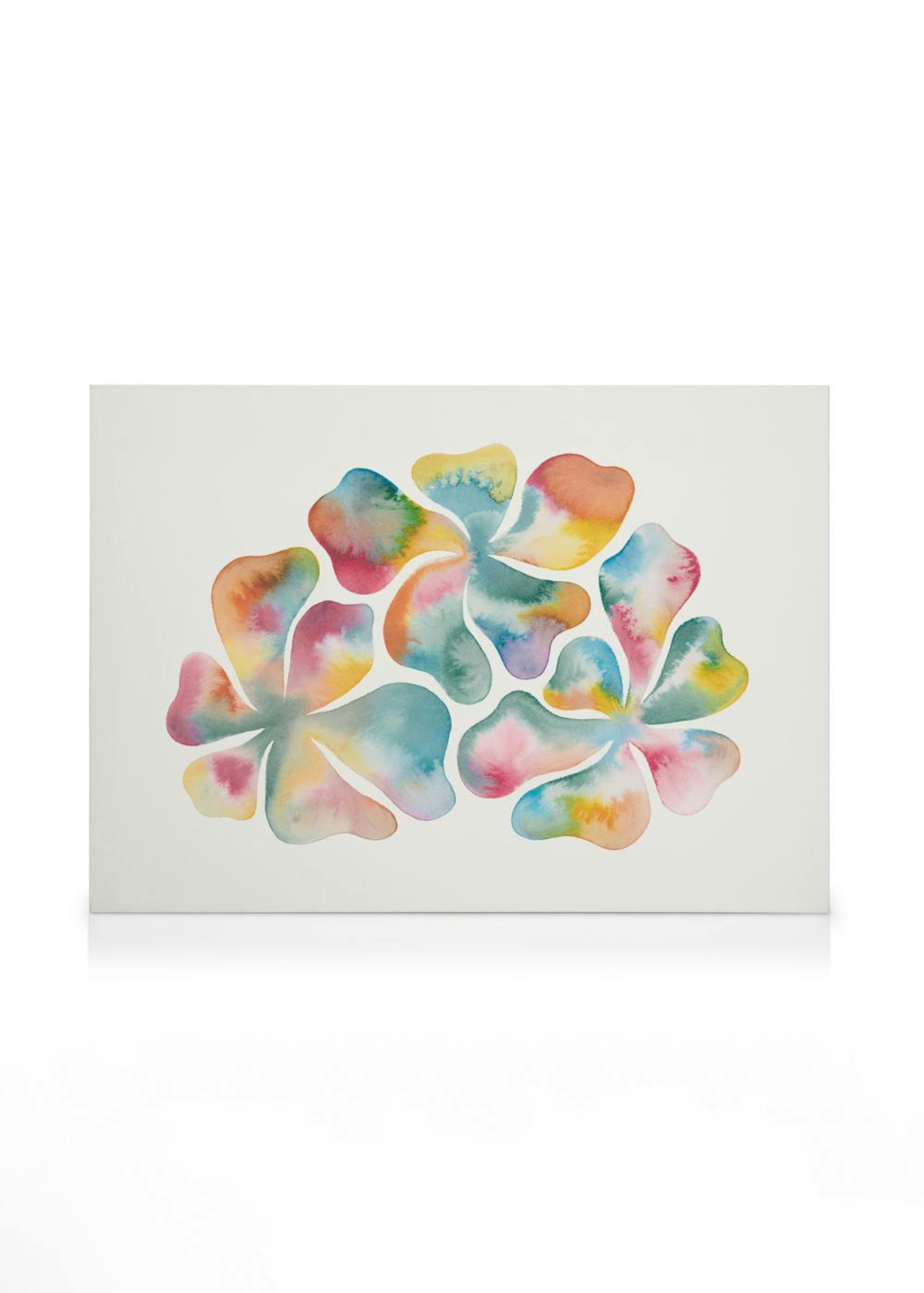 Watercolor Flowers Canvas 0