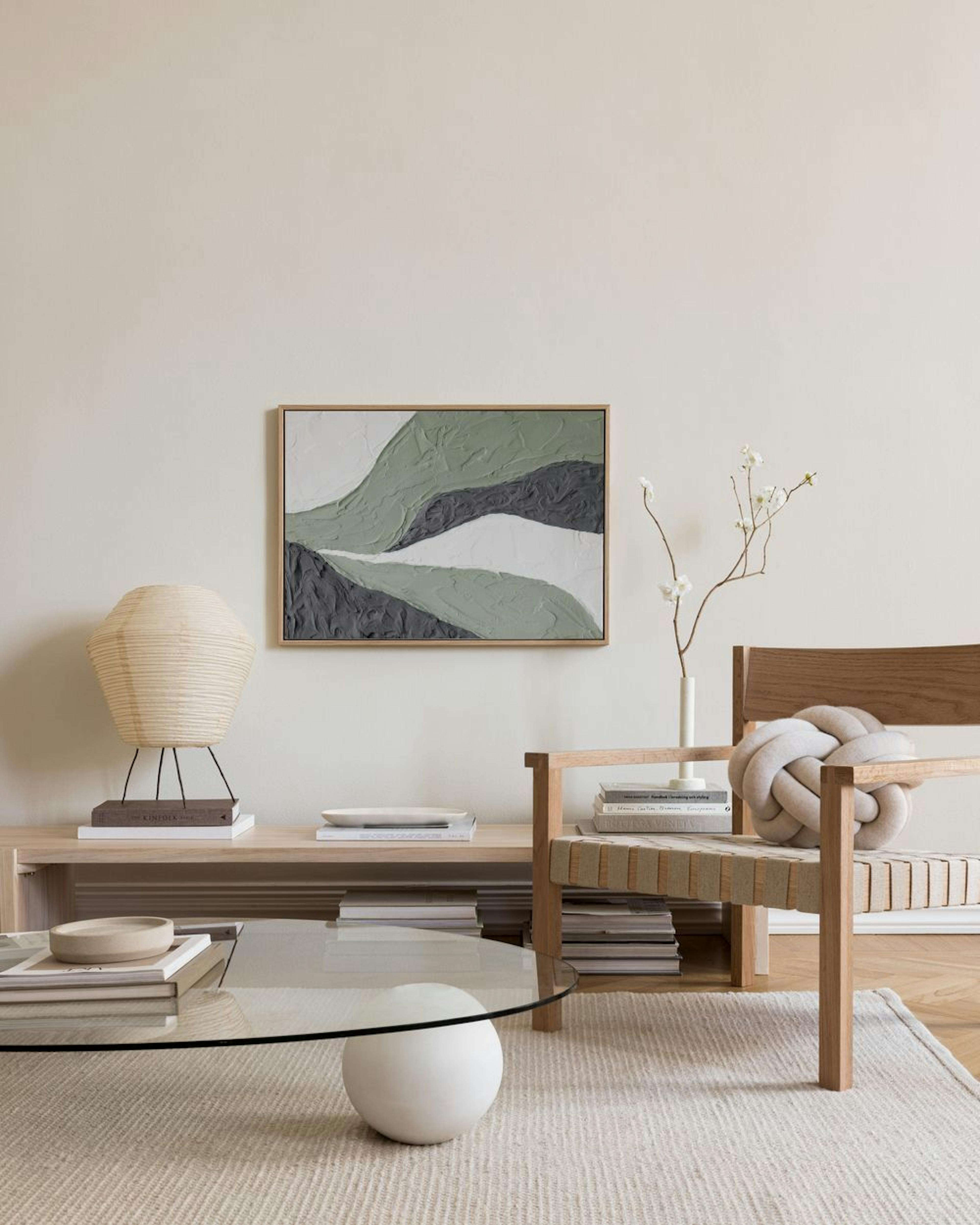 Landscape in Green Canvas