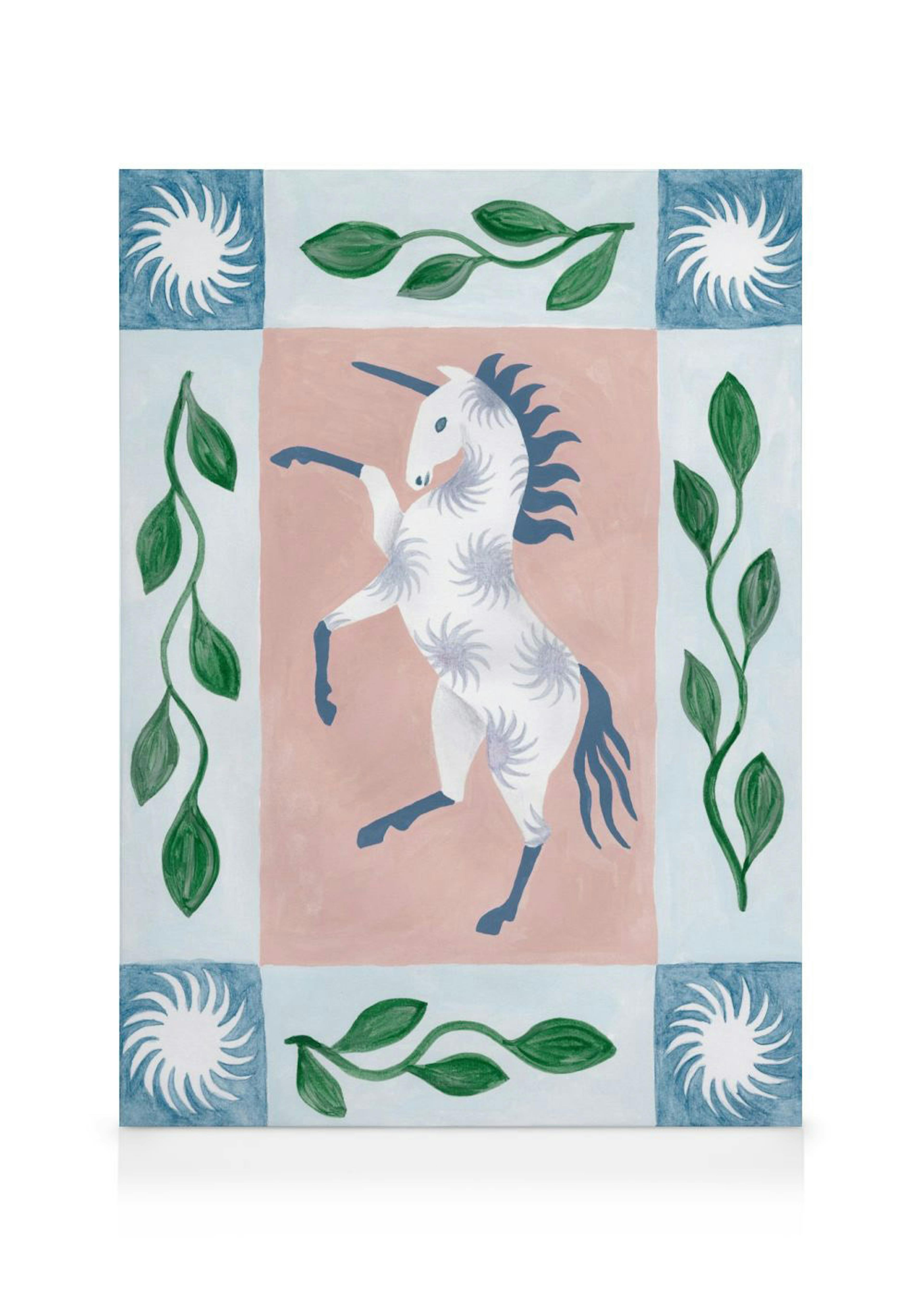 Unicorn Dancing Stampa su Tela 0