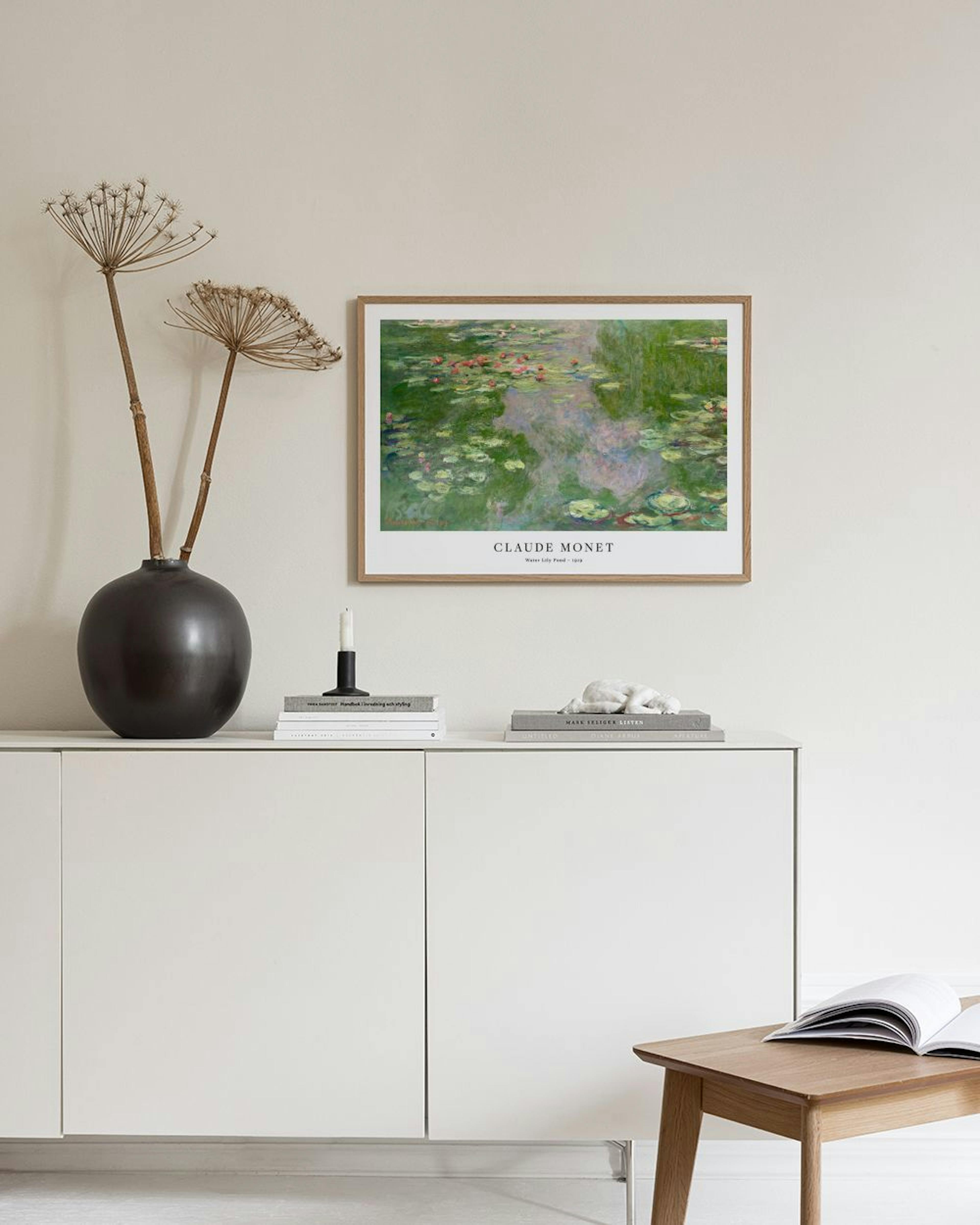 Monet - Water Lily Pond Print
