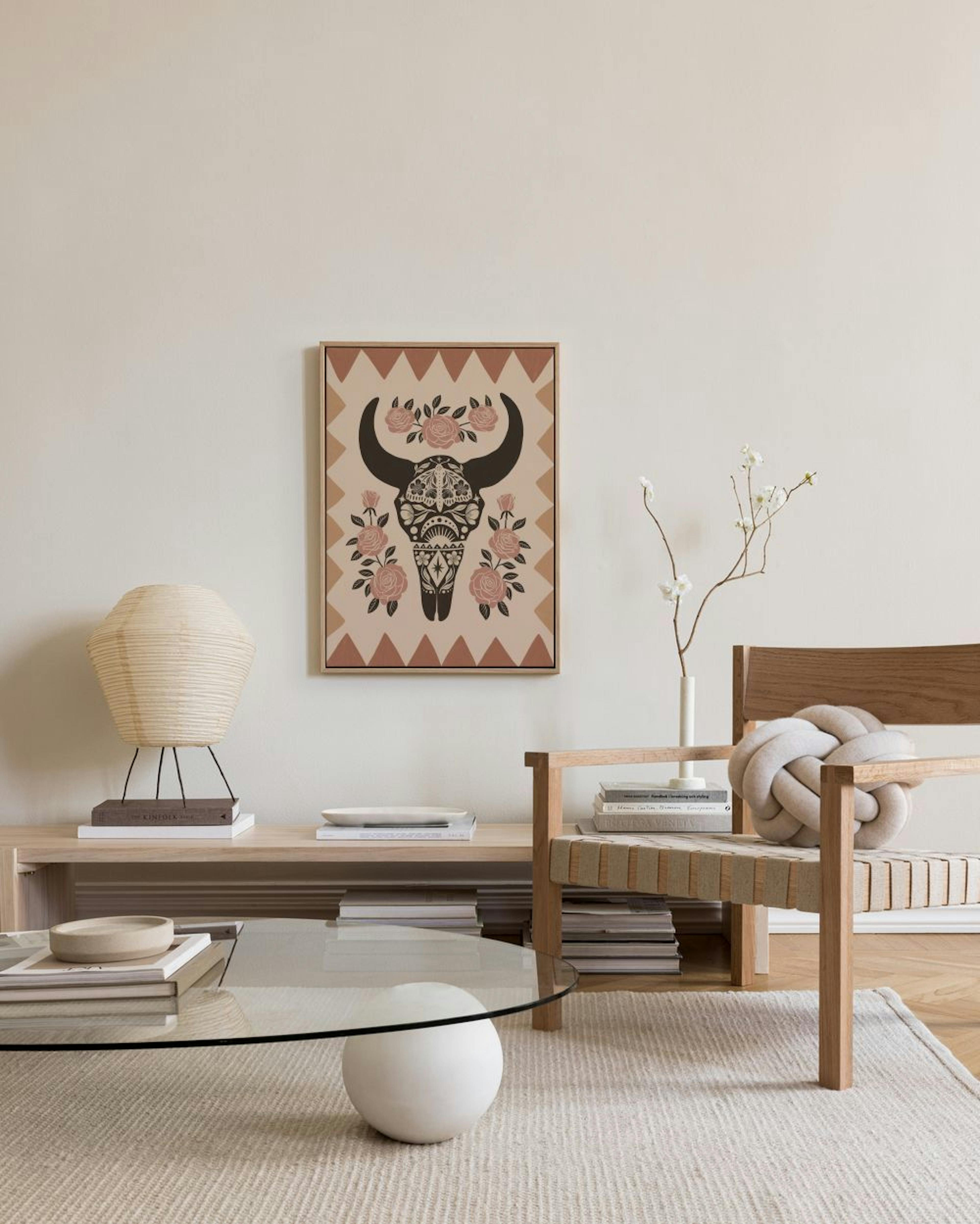Blossom Bull Toile
