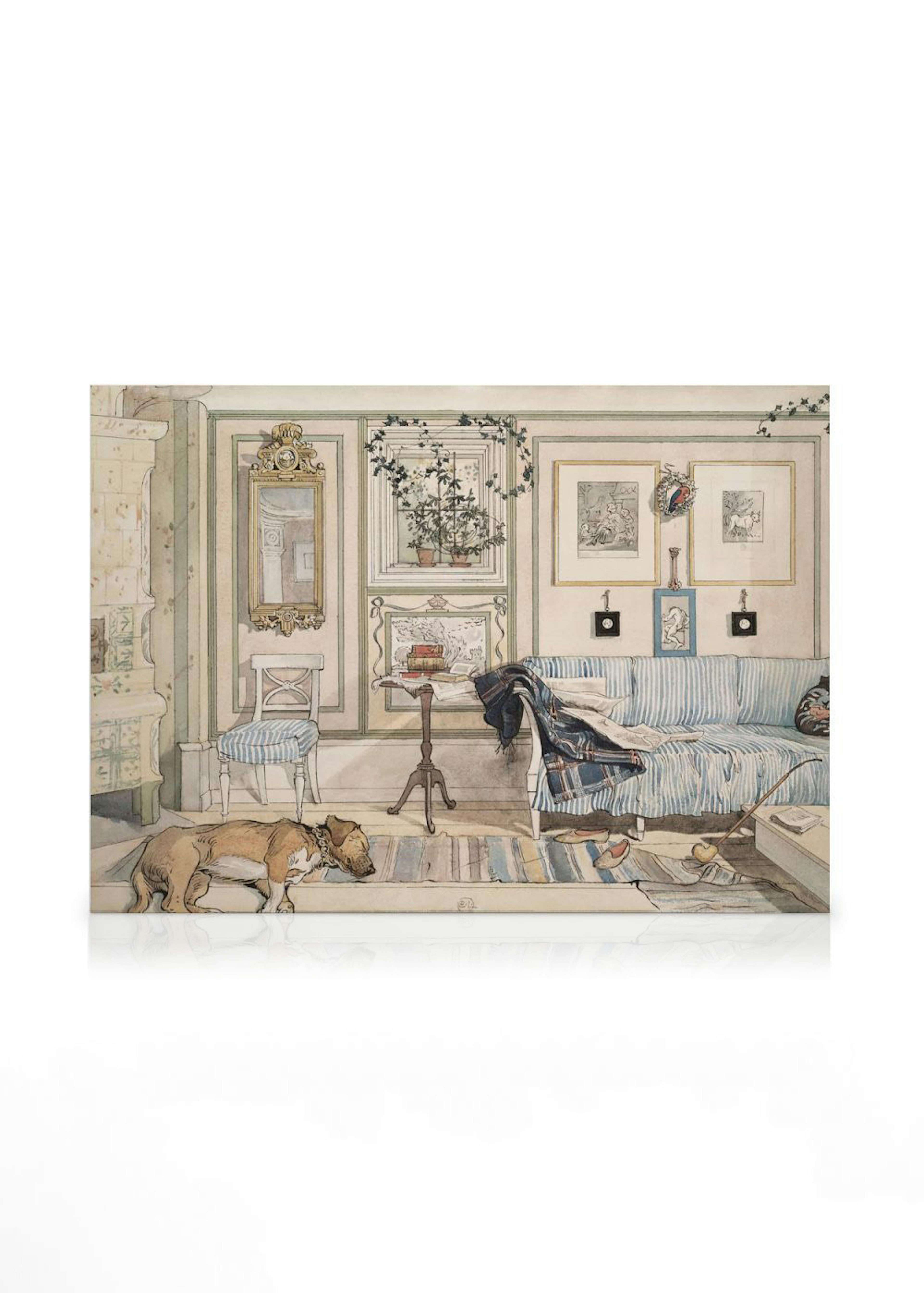 Carl Larsson - The Lazy Corner Canvas print 0