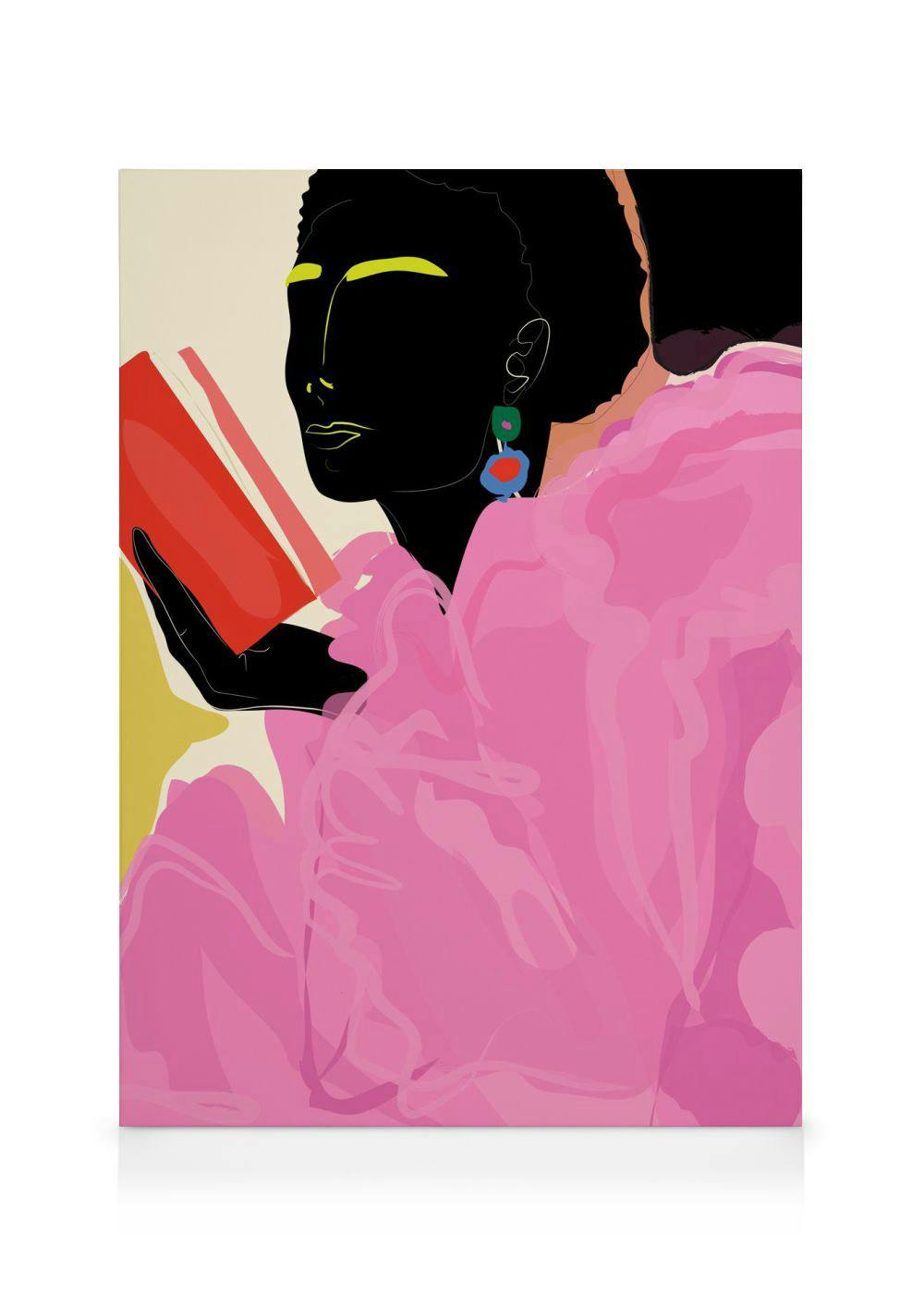 Canvastavlor Rachel Joanis - Reading Canvastavla (50x70 cm)
