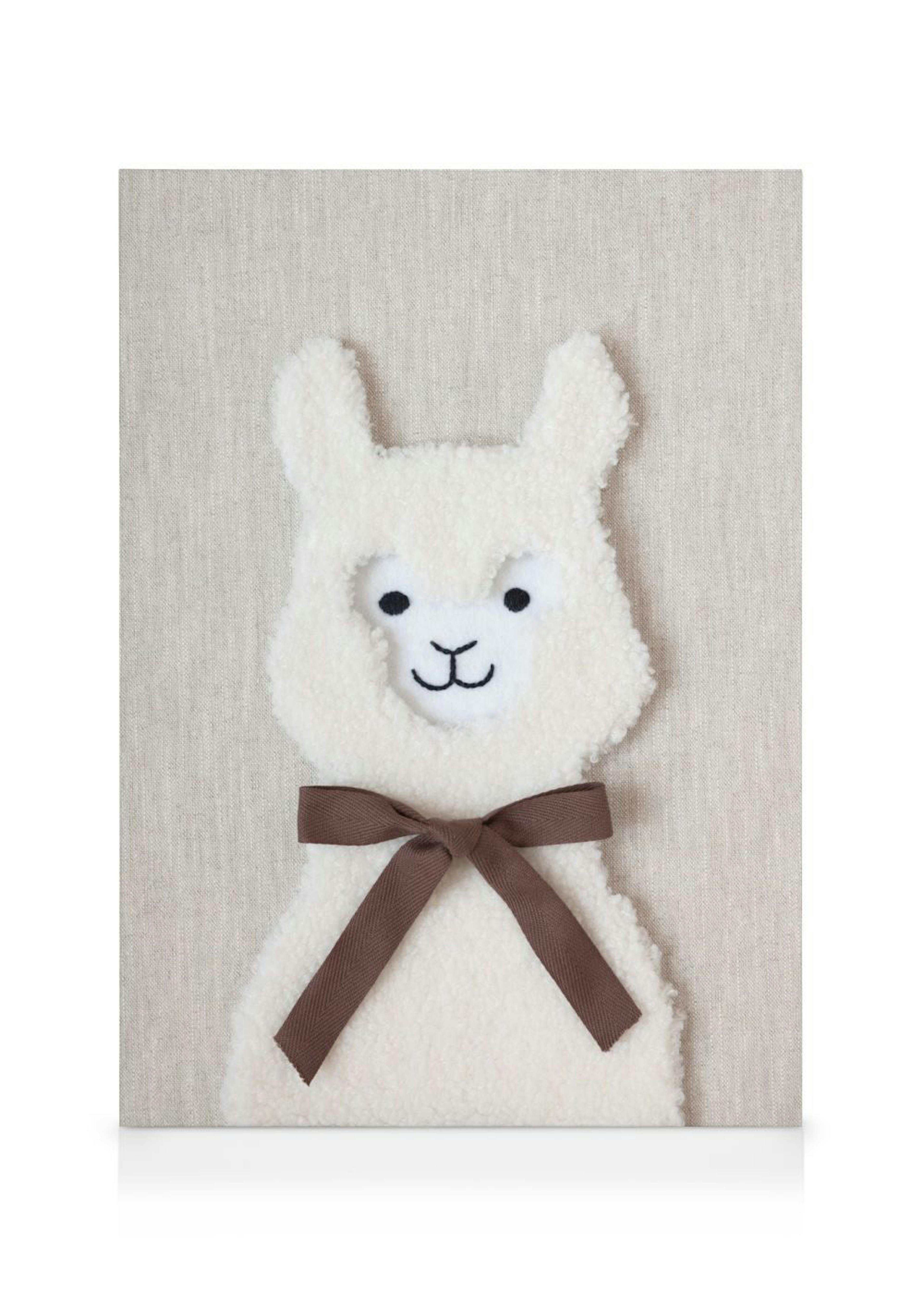 Furry Llama Leinwandbild 0