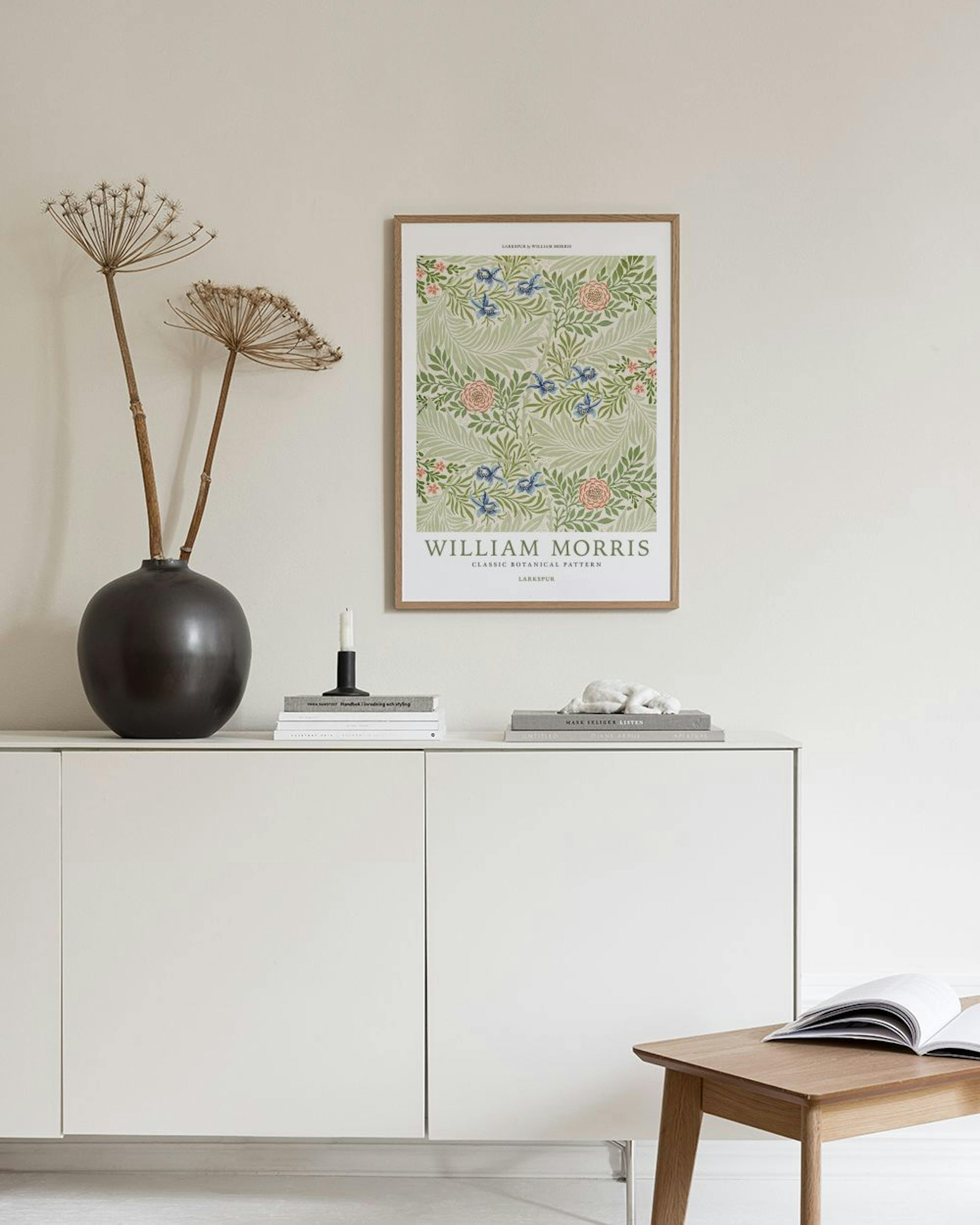 William Morris - Larkspur No4 Poster