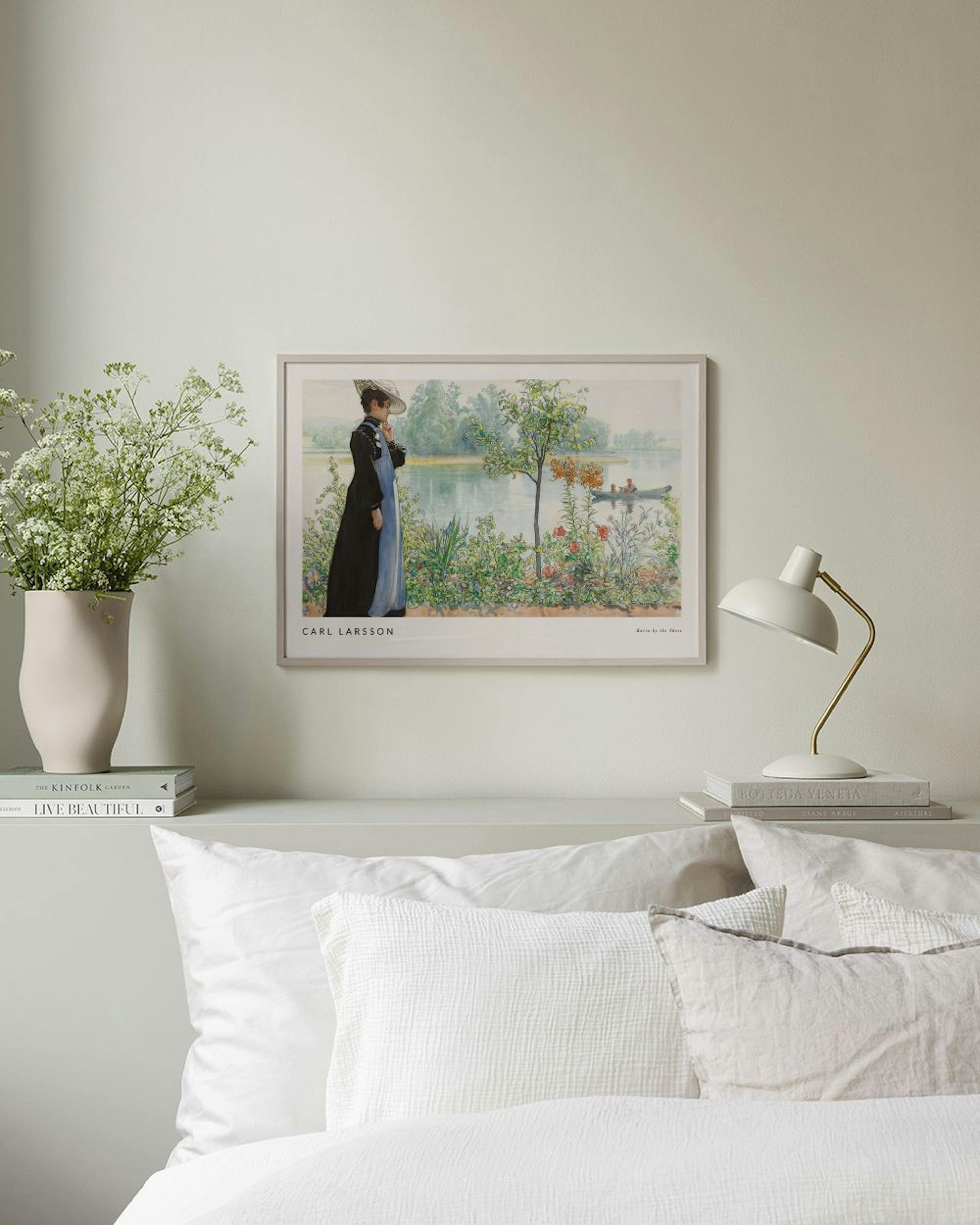 Carl Larsson - Karin by the Shore Poster