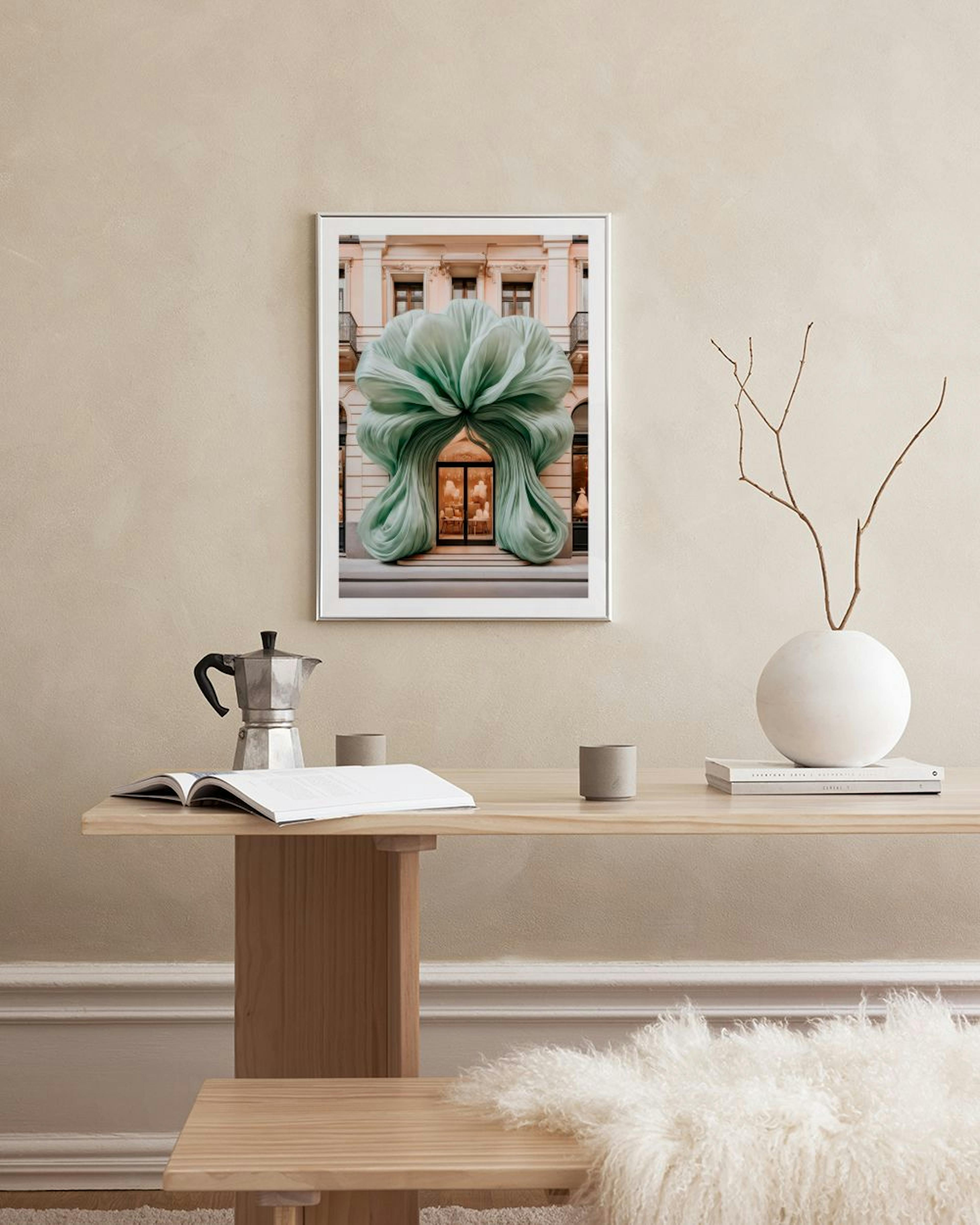 Flower Facade Poster