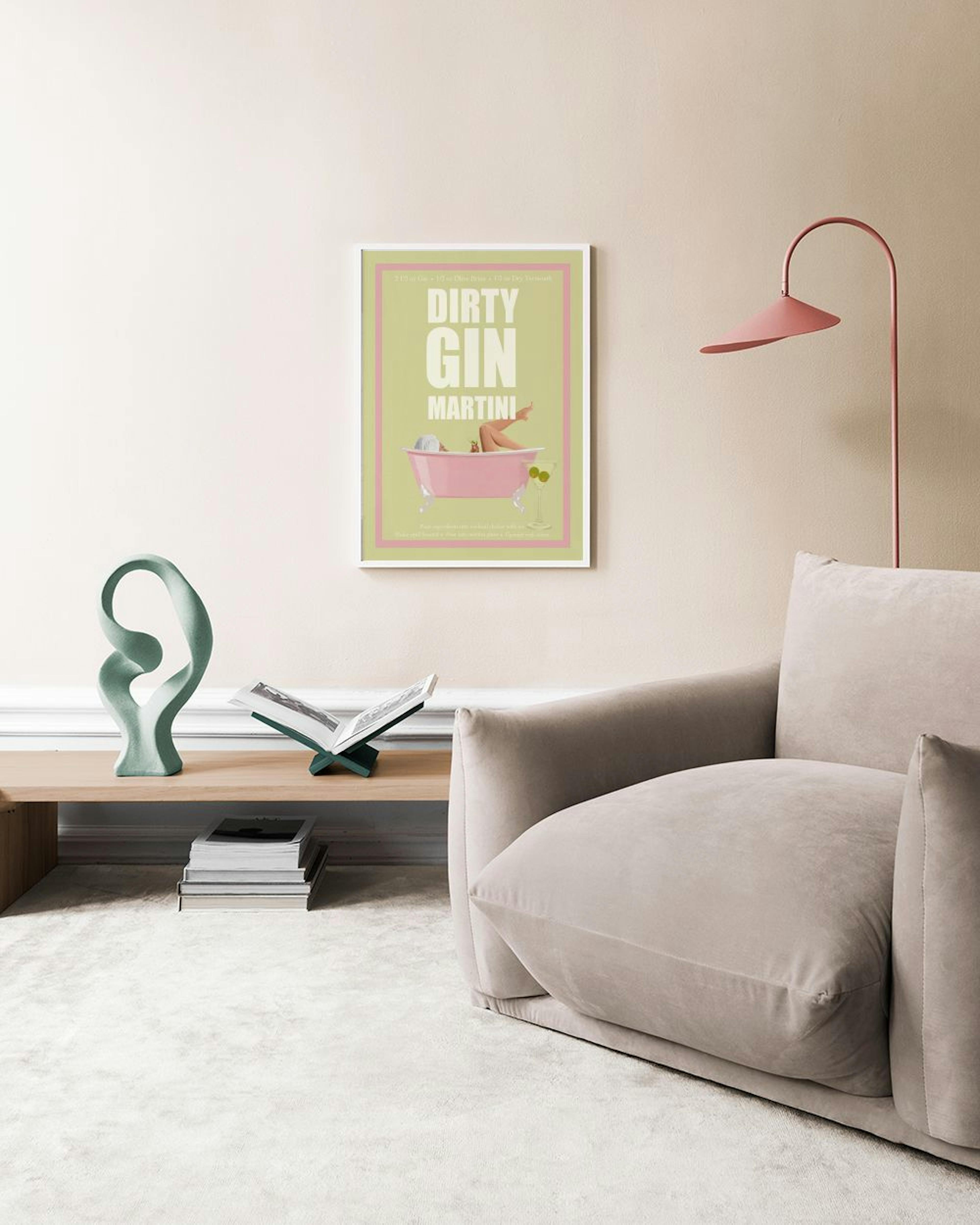Jenny Liz Rome - Dirty Gin Martini Poster